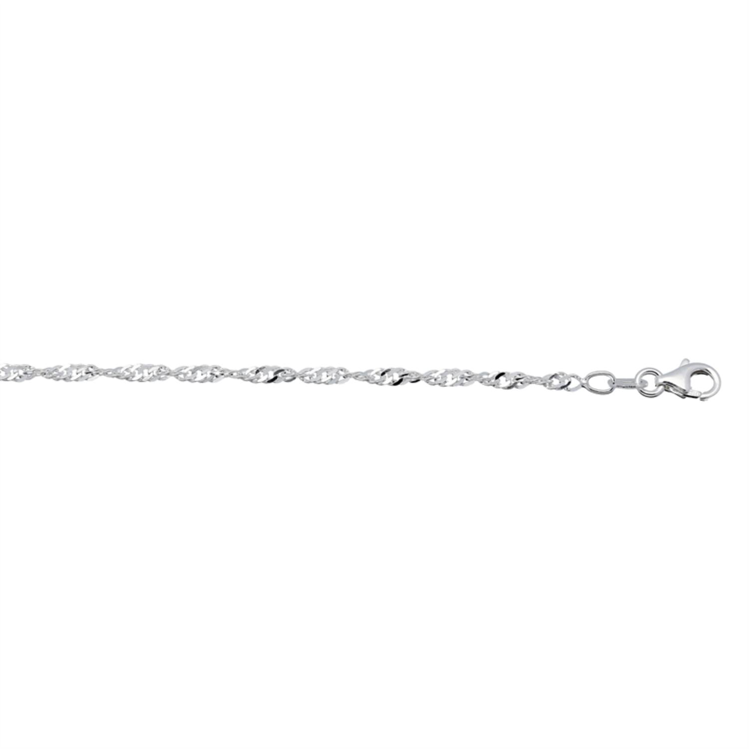  Schakelarmband - Singapore - Rond - 2.5mm - 19cm