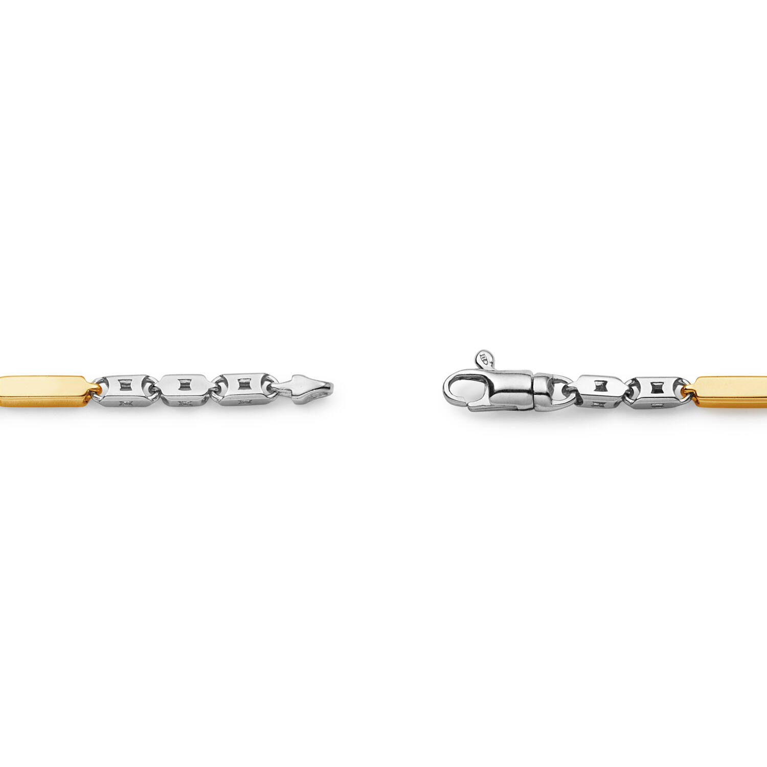  Gliederarmbänder - Büroklammer - 3mm - 19cm