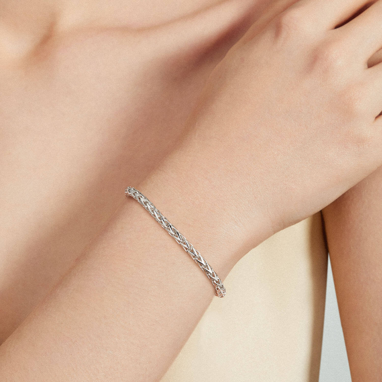  Link bracelets - Fantasy link - 4mm - 19cm