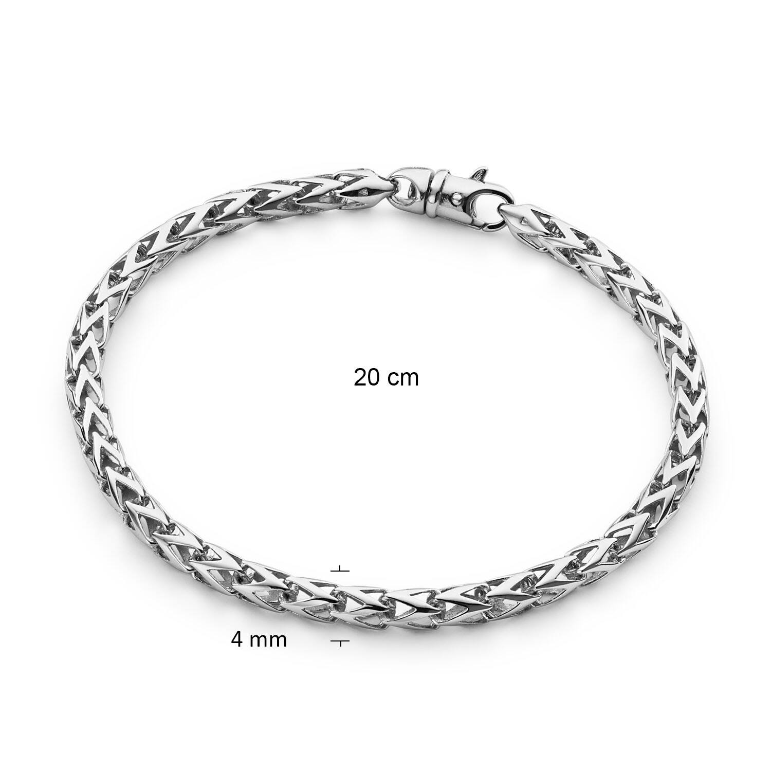  Bracelets à maillons - Maillon fantaisie - 4mm - 20cm