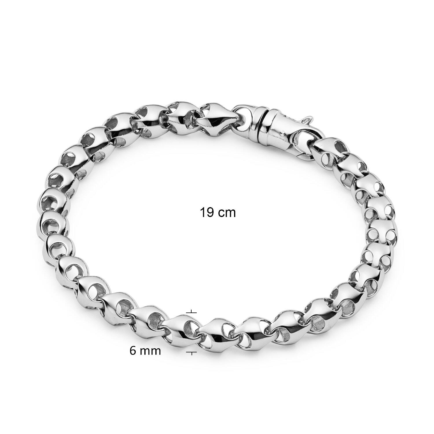  Schakelarmband - Fantasieschakel - 6mm - 19cm