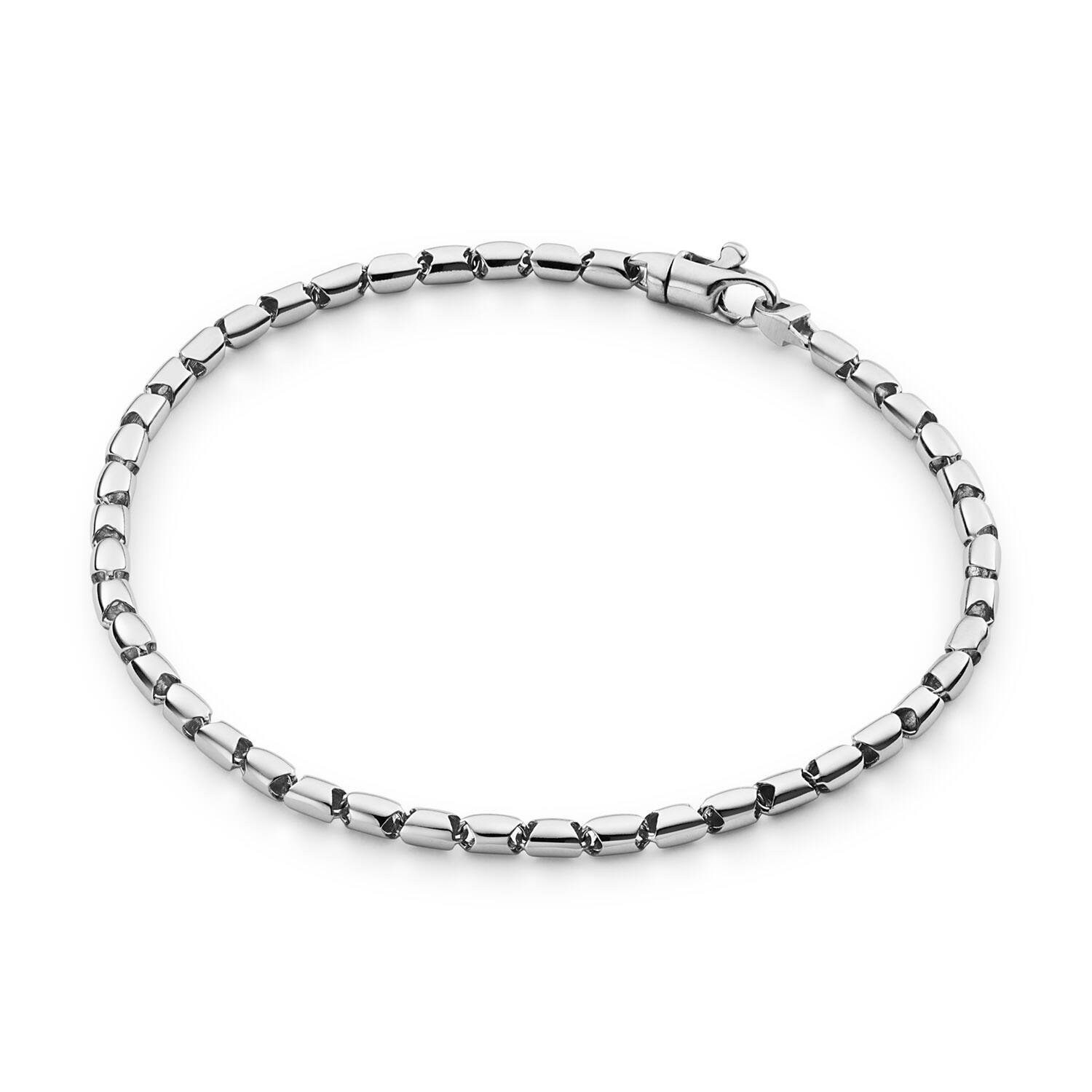  Link bracelets - Plates, Bars, Rods - 2.5mm - 19cm