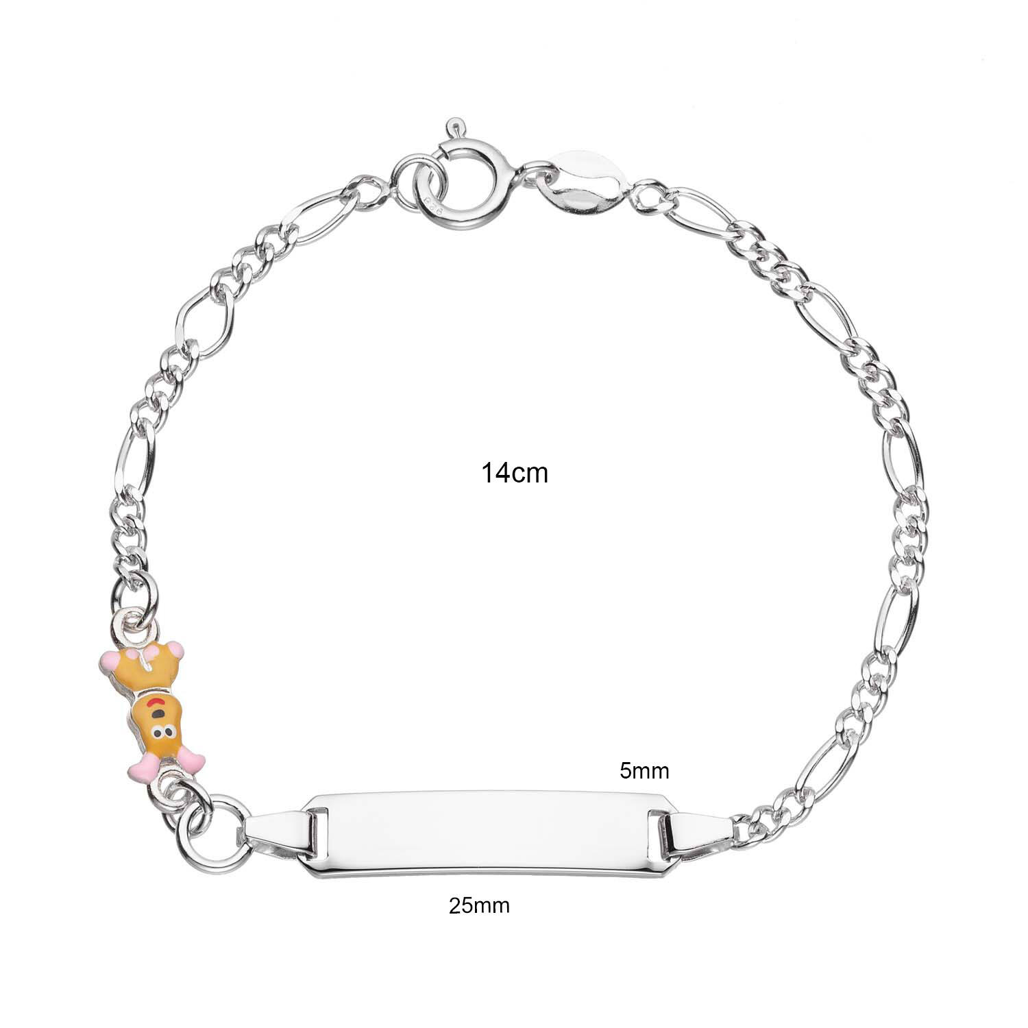  Gliederarmbänder - Figaro - Tier - 25mm - 14cm