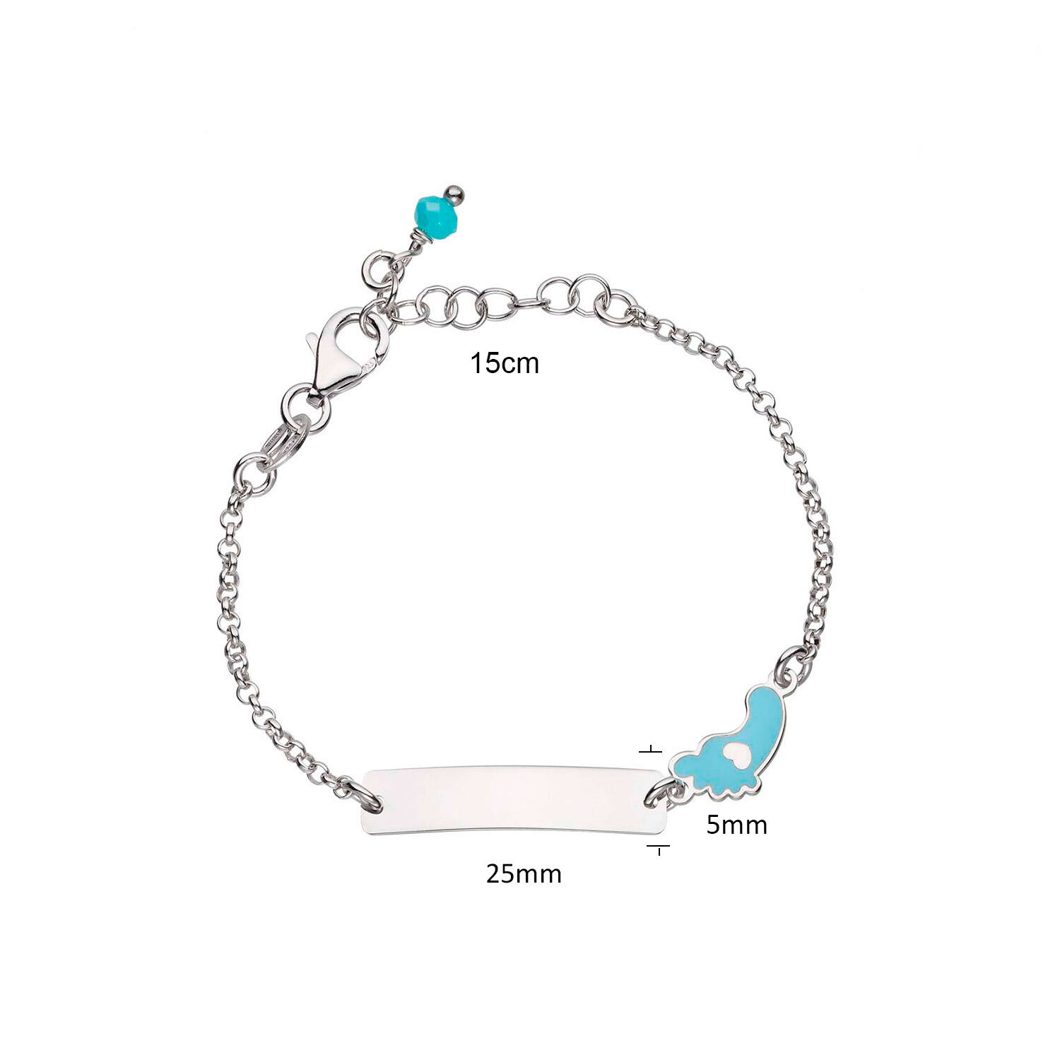  Link bracelets - Jasseron - Animal - 25mm - 14cm