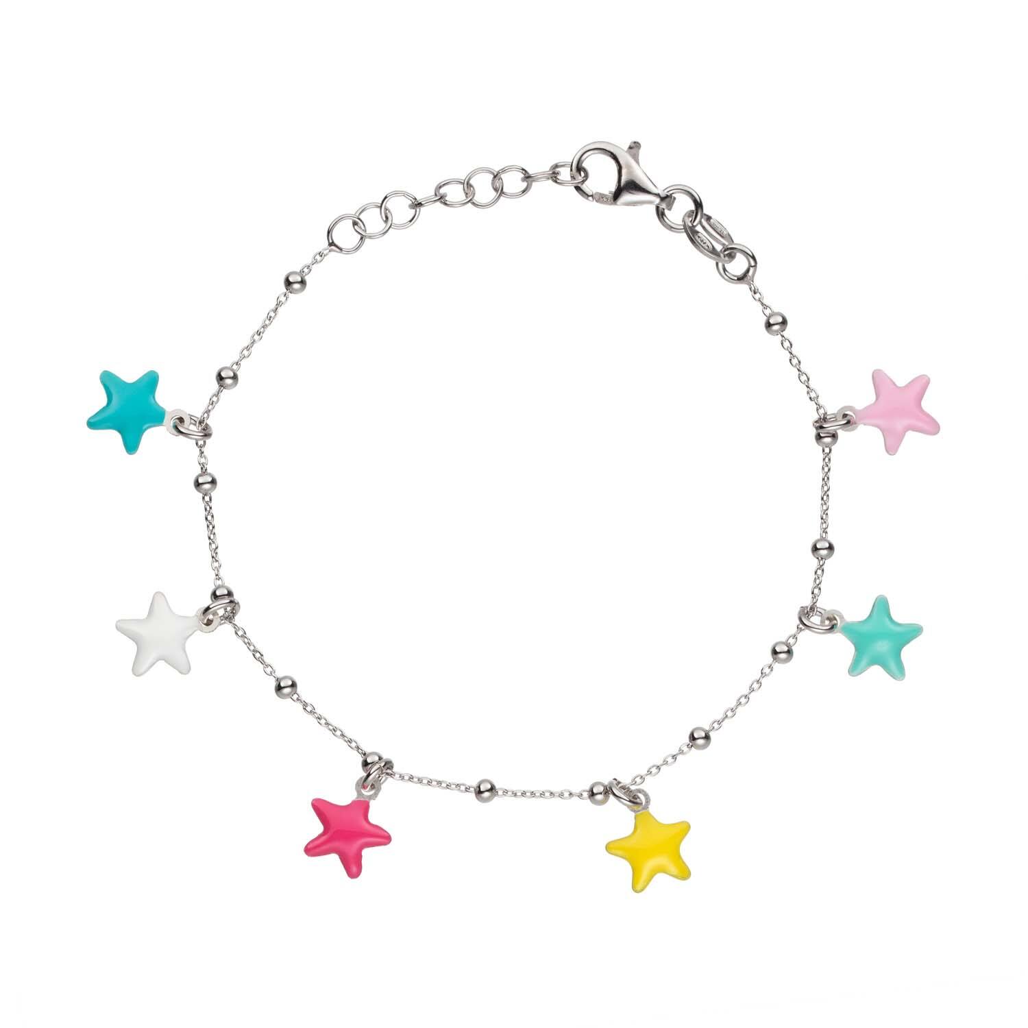  Link bracelets - Anchor - Star - 5mm - 16cm