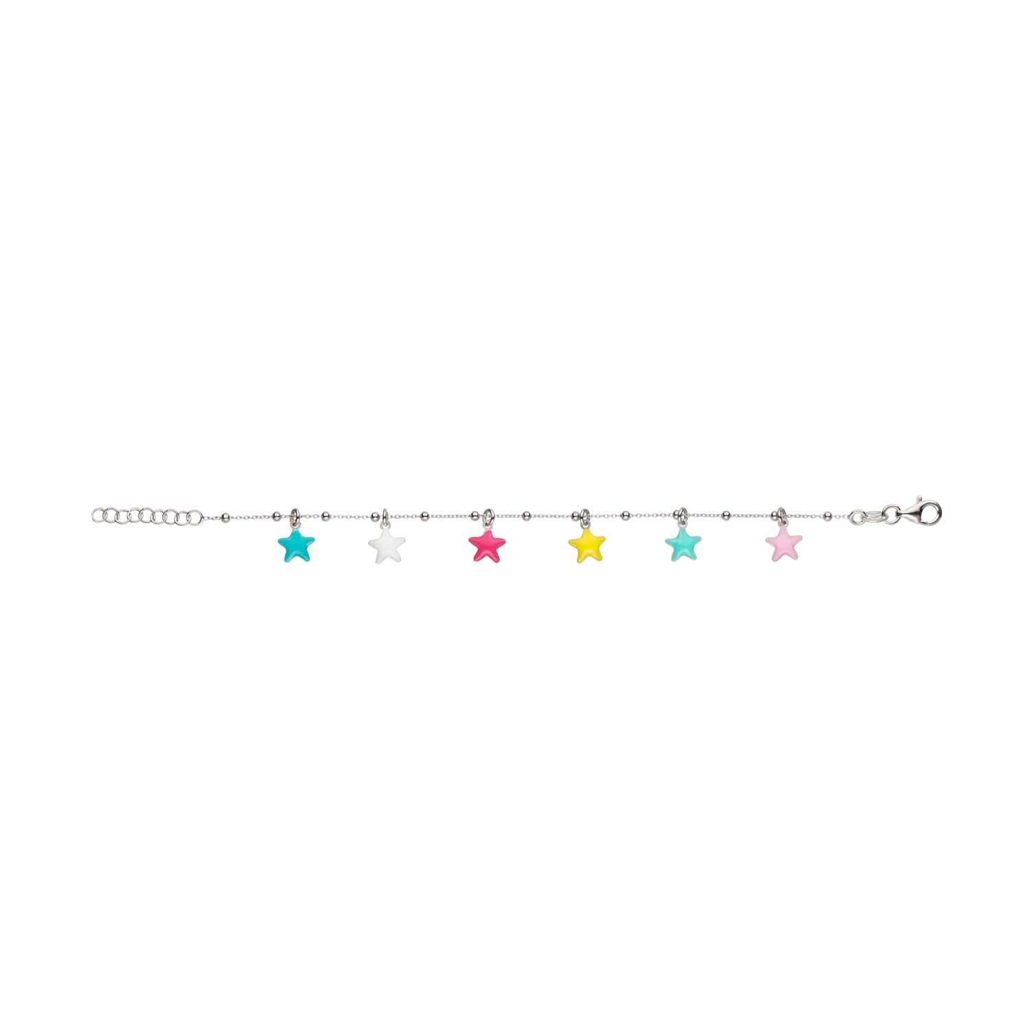  Link bracelets - Anchor - Star - 5mm - 16cm