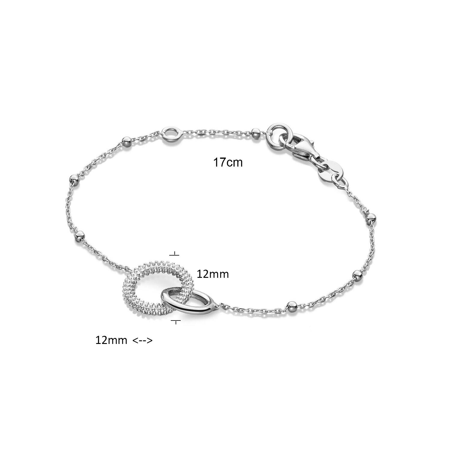  Schakelarmband - Anker - Infinity - 10mm - 17cm