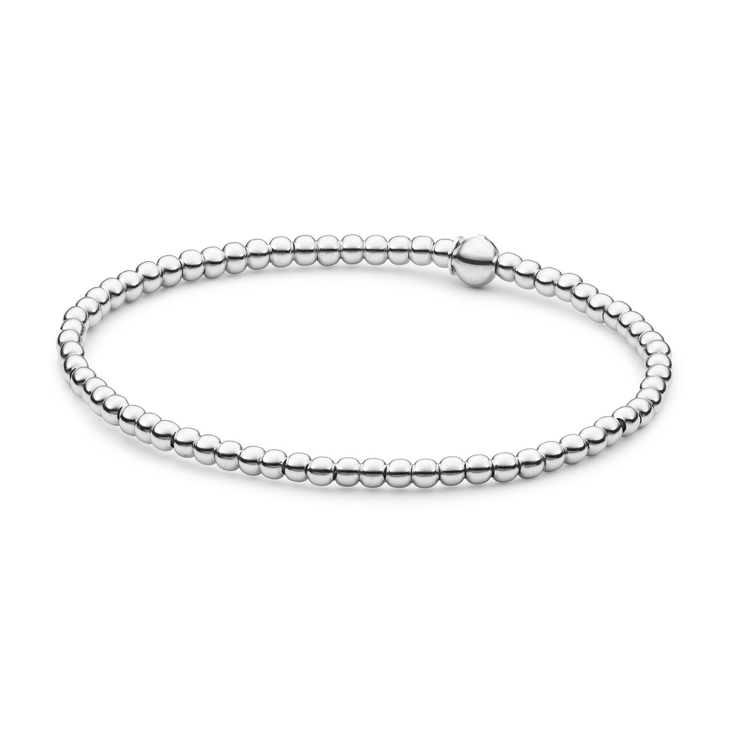  Bead bracelets - Round - 3mm - 18cm