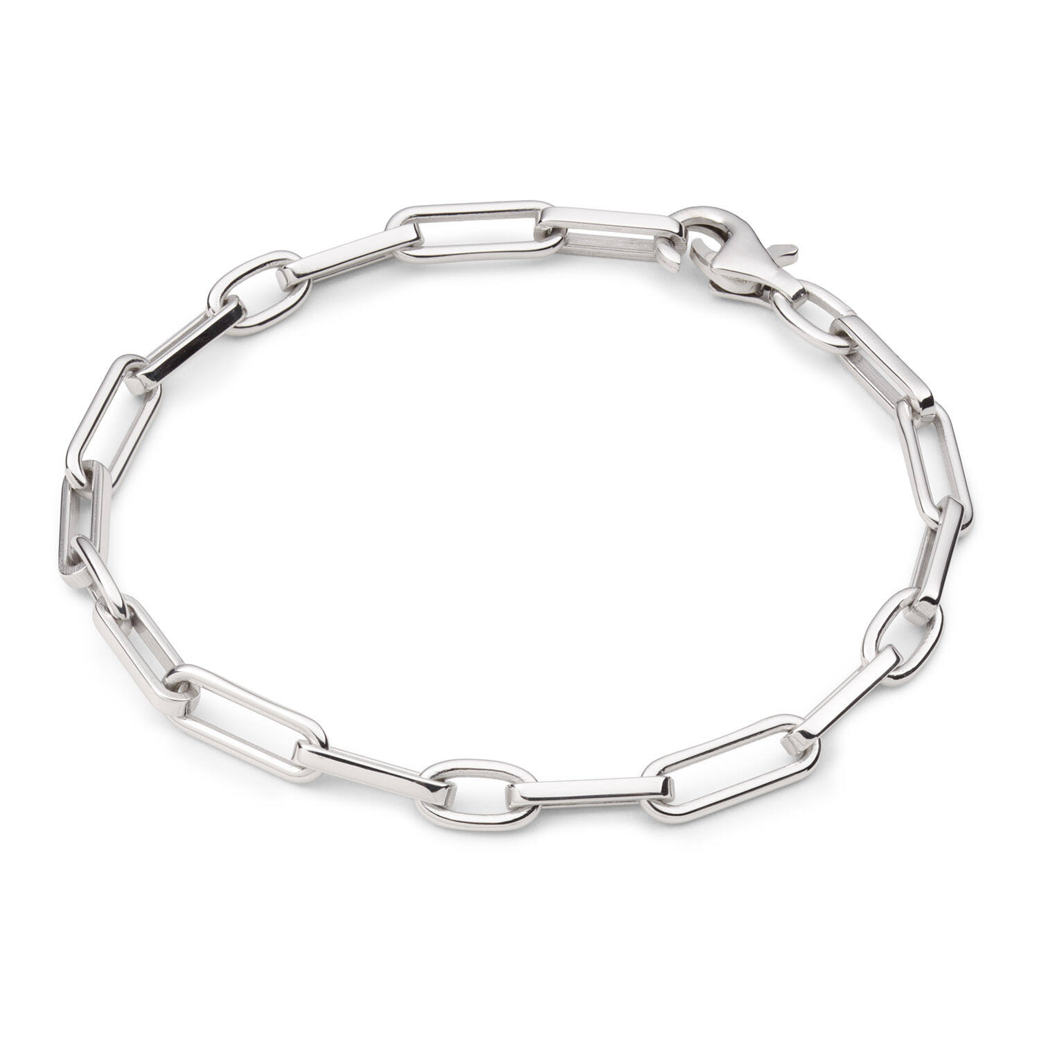  Gliederarmbänder - Büroklammer - 5mm - 19cm