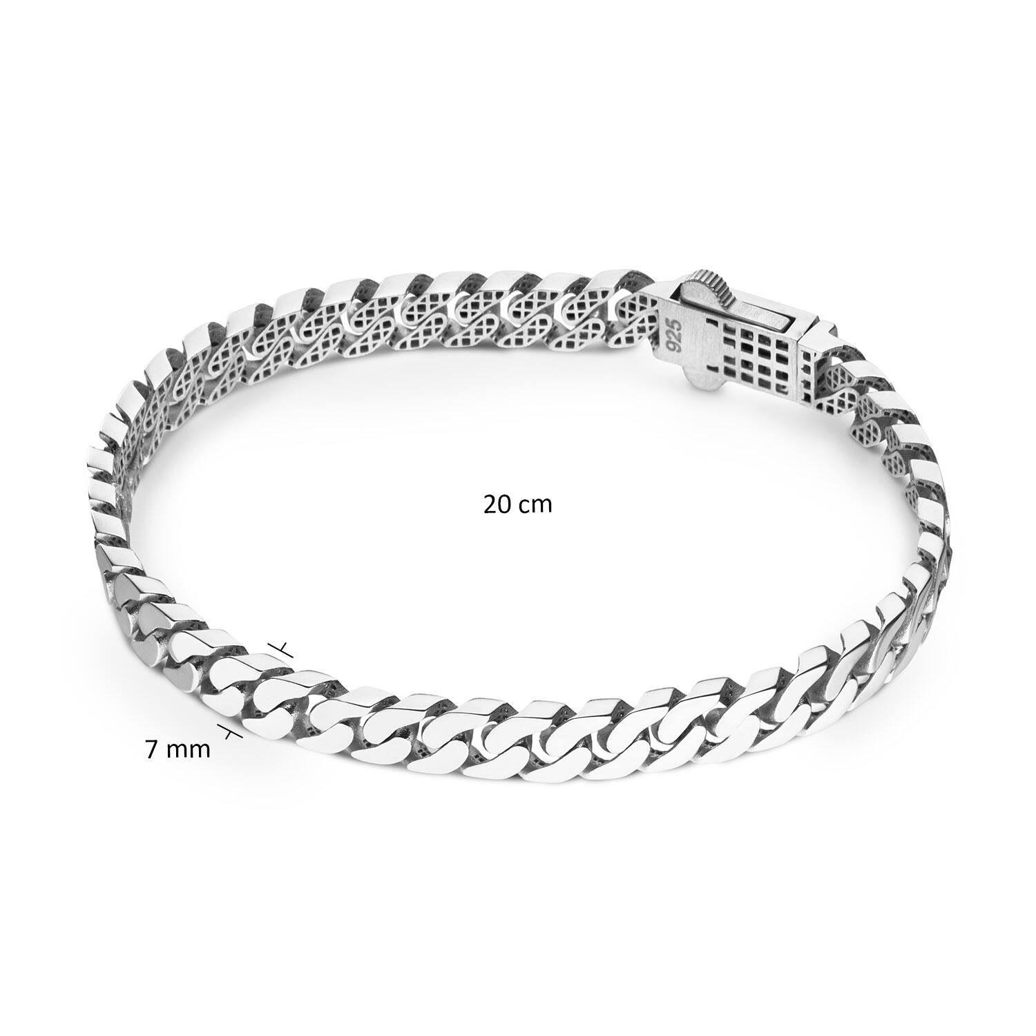  Link bracelets - 7mm - 20cm