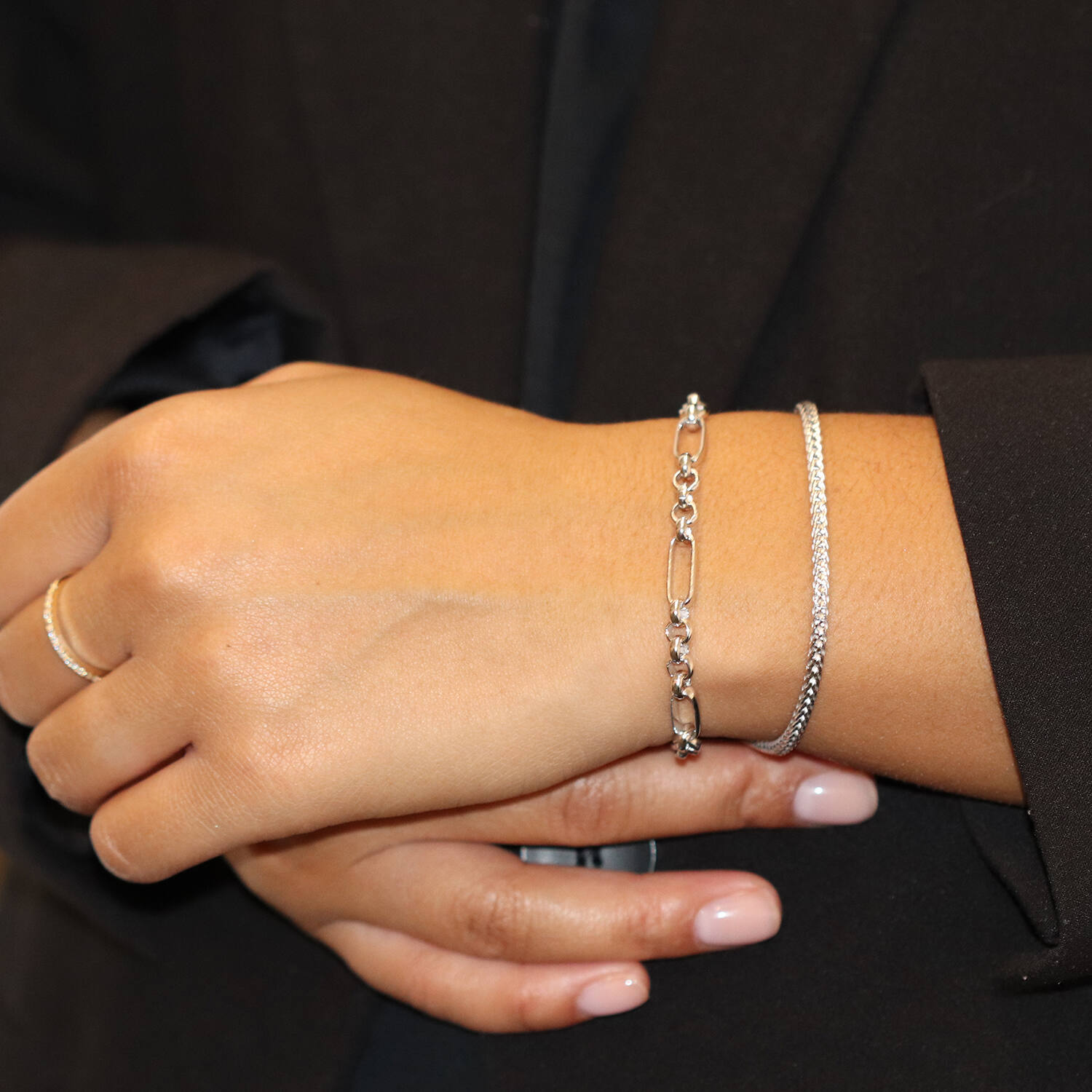  Bracelets à maillons - Jasseron - 19cm
