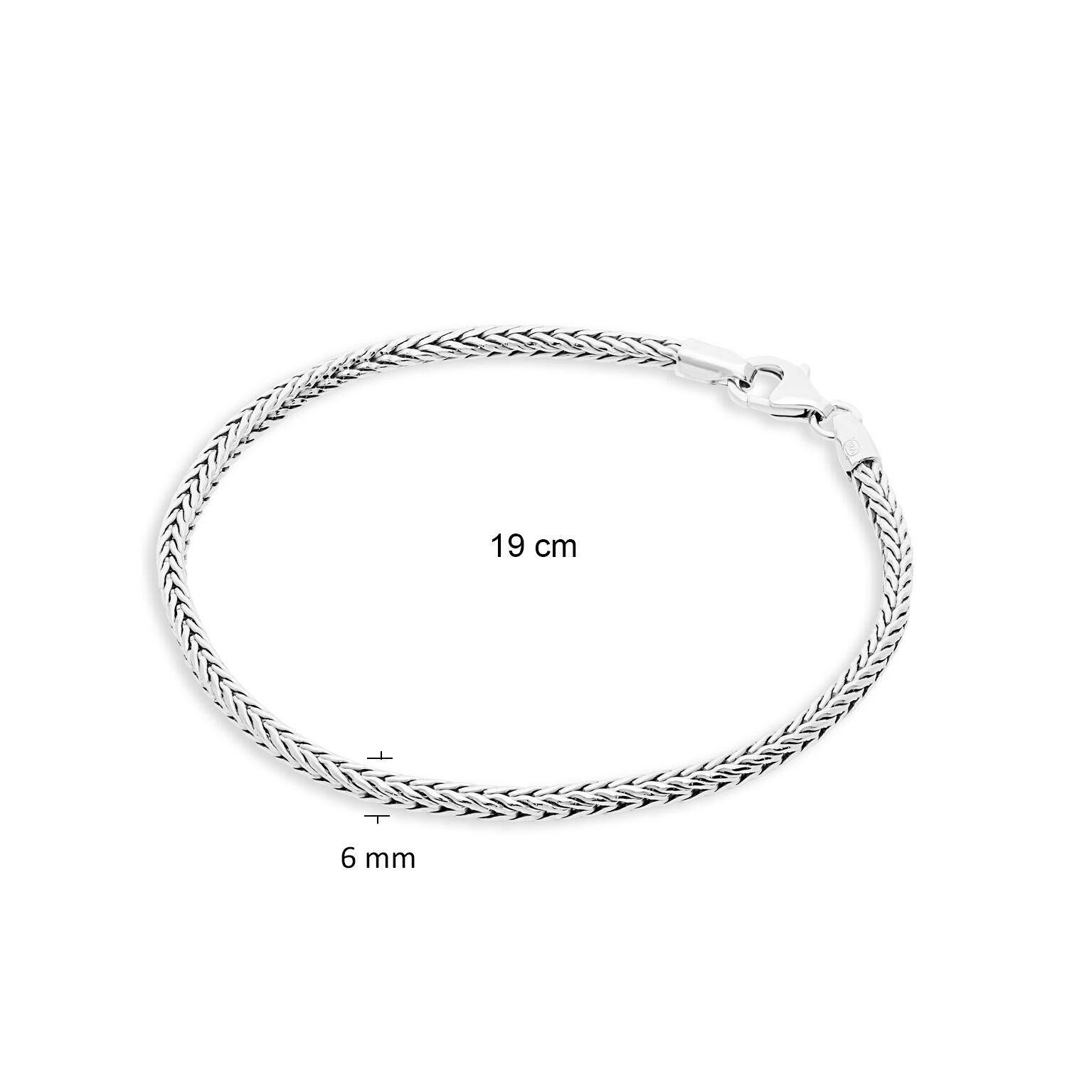  Bracelets à maillons - Palmier, queue de renard - 2.2mm - 19cm