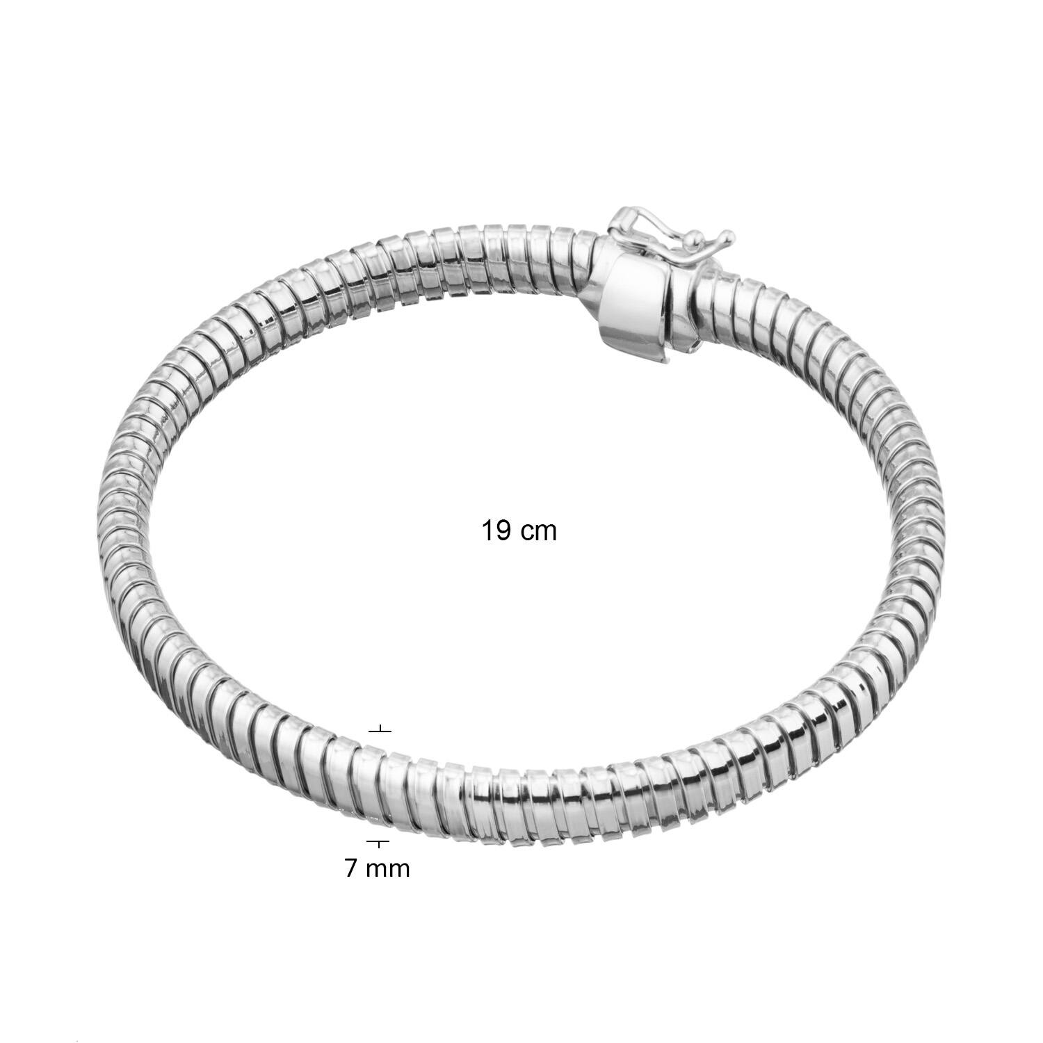  Link bracelets - Omega - Flexibel - 12mm - 19cm