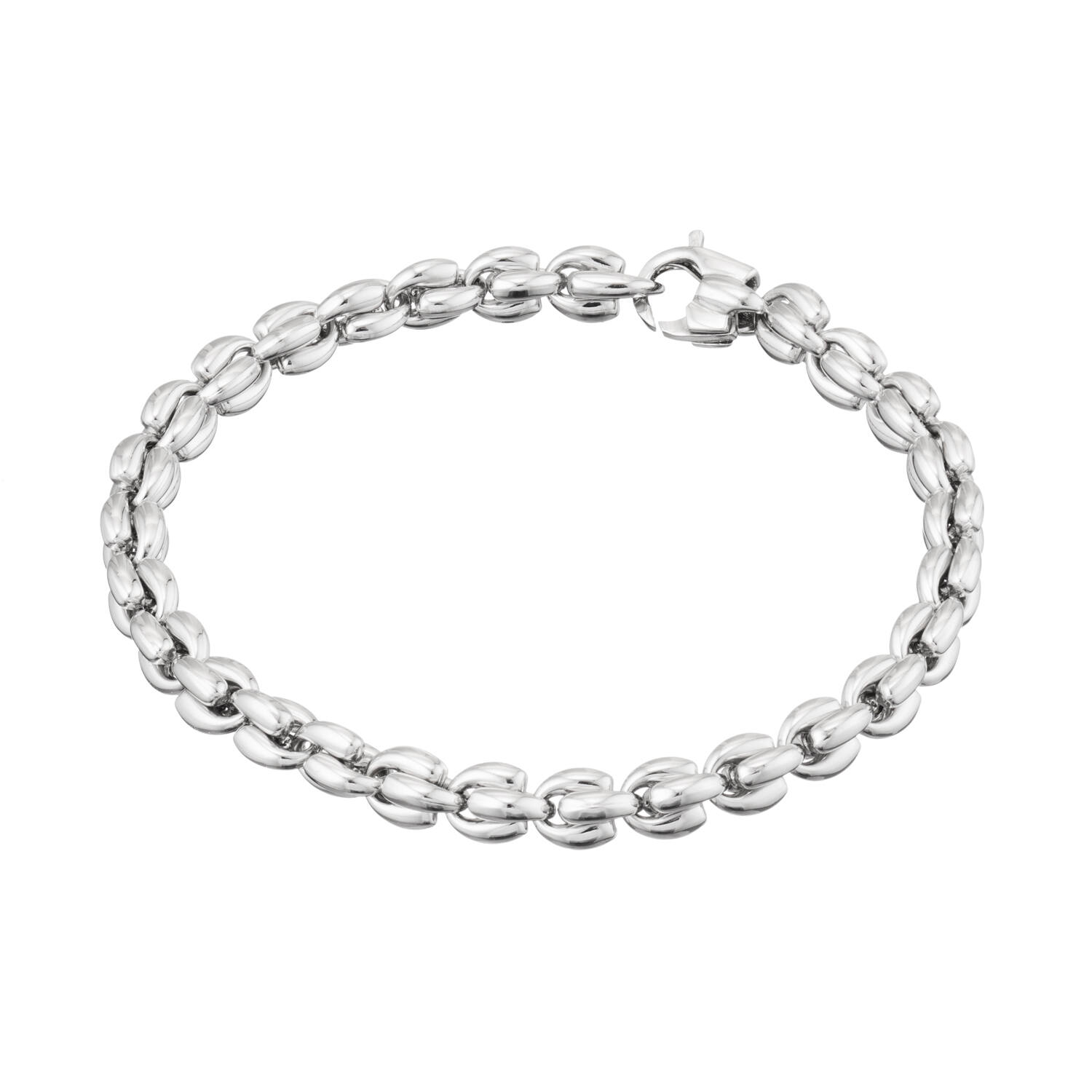 Link bracelets - Cardano - 5mm - 19cm