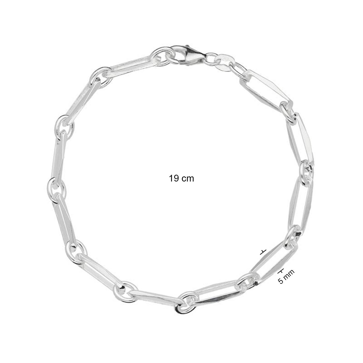  Link bracelets - Closed Forever - 5mm - 19cm