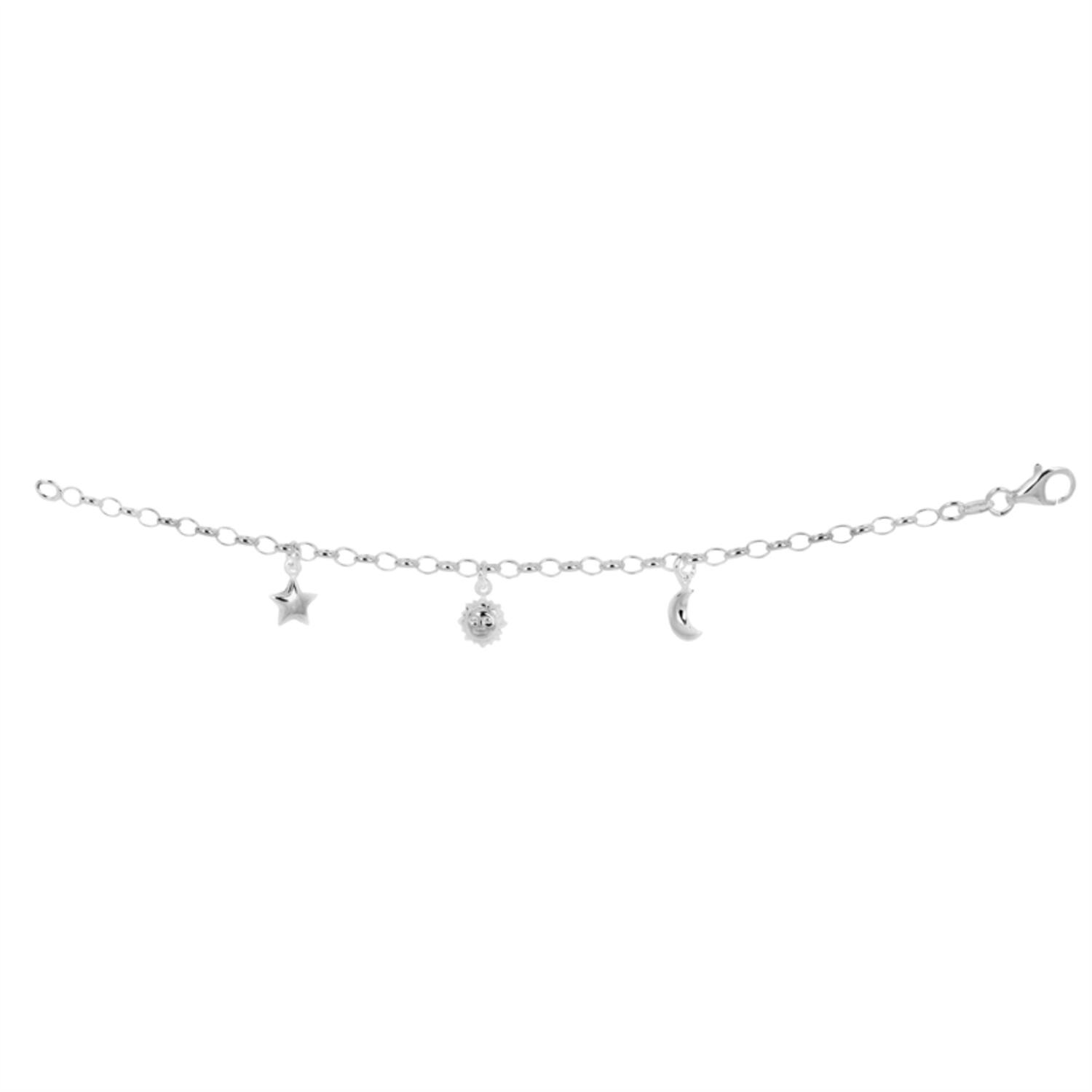  Charmarmbänder - Jasseron - 2mm - 16cm