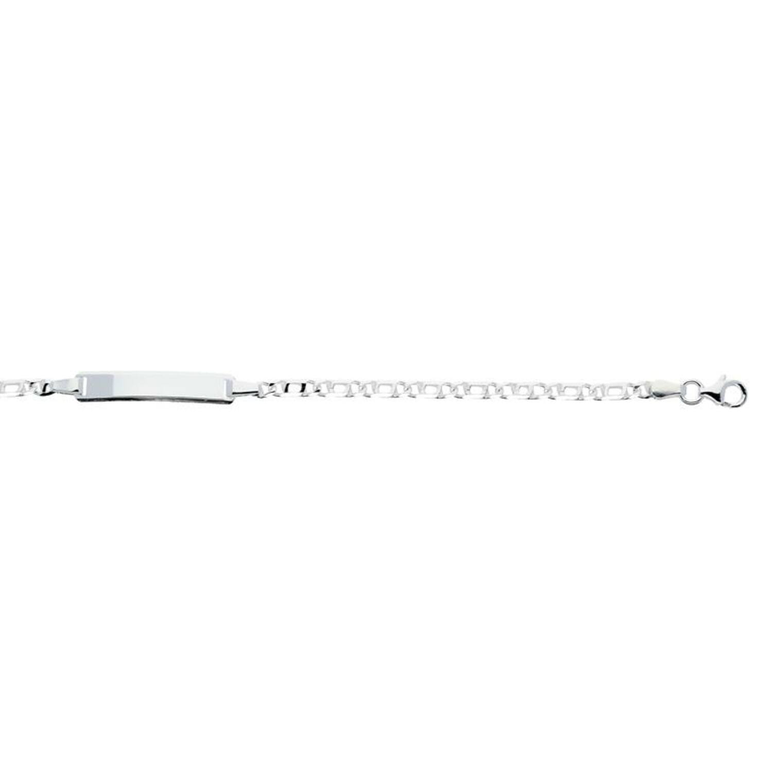  Plattenarmbänder - Falkenauge - 3mm - 19cm