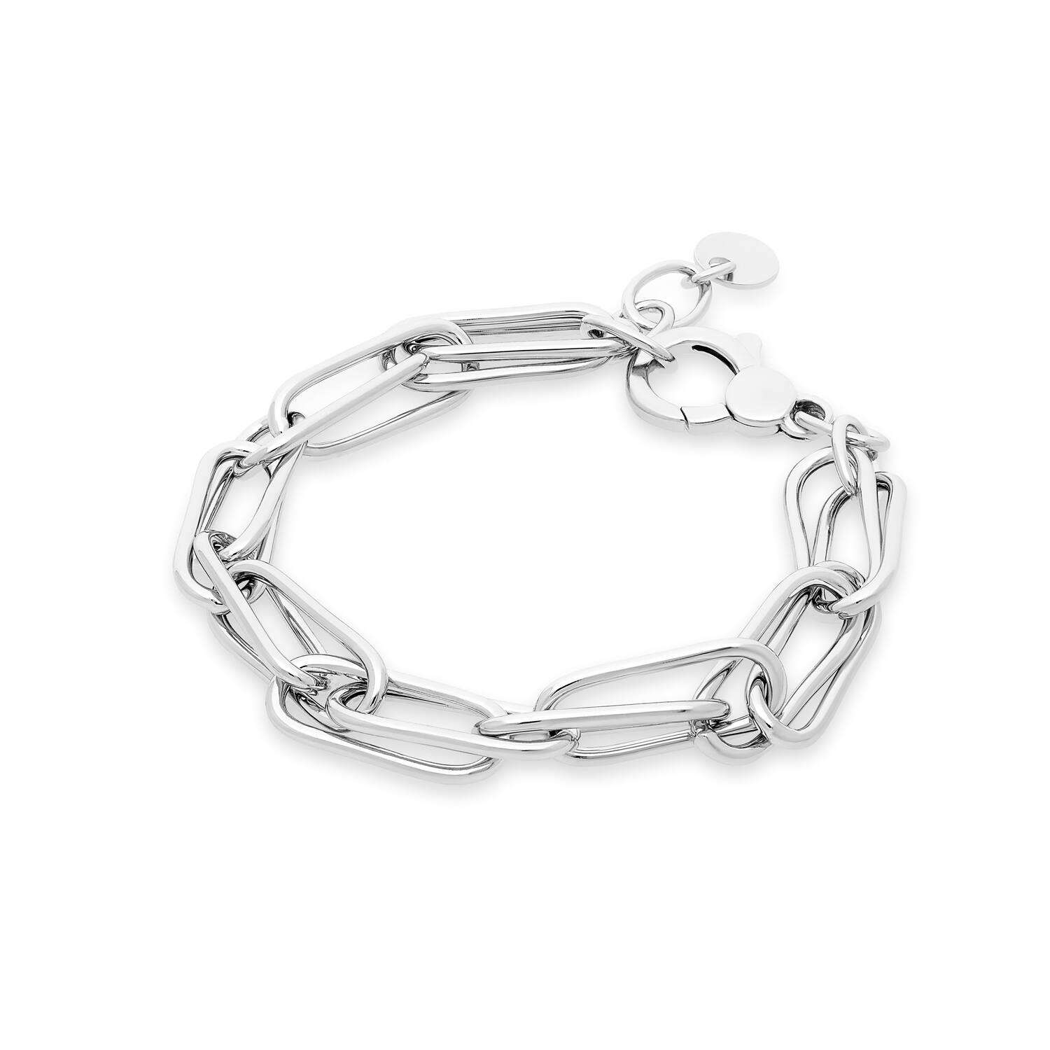  Gliederarmbänder - Büroklammer - 8mm - 20cm