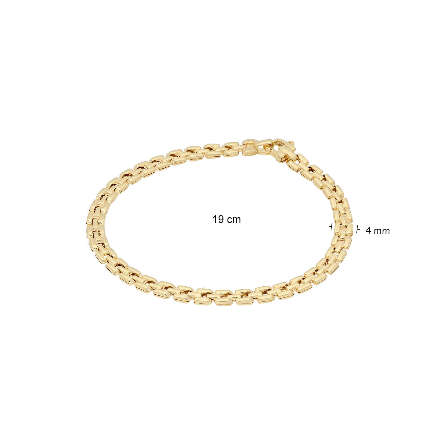  Schakelarmband - Pantera - 4.3mm
