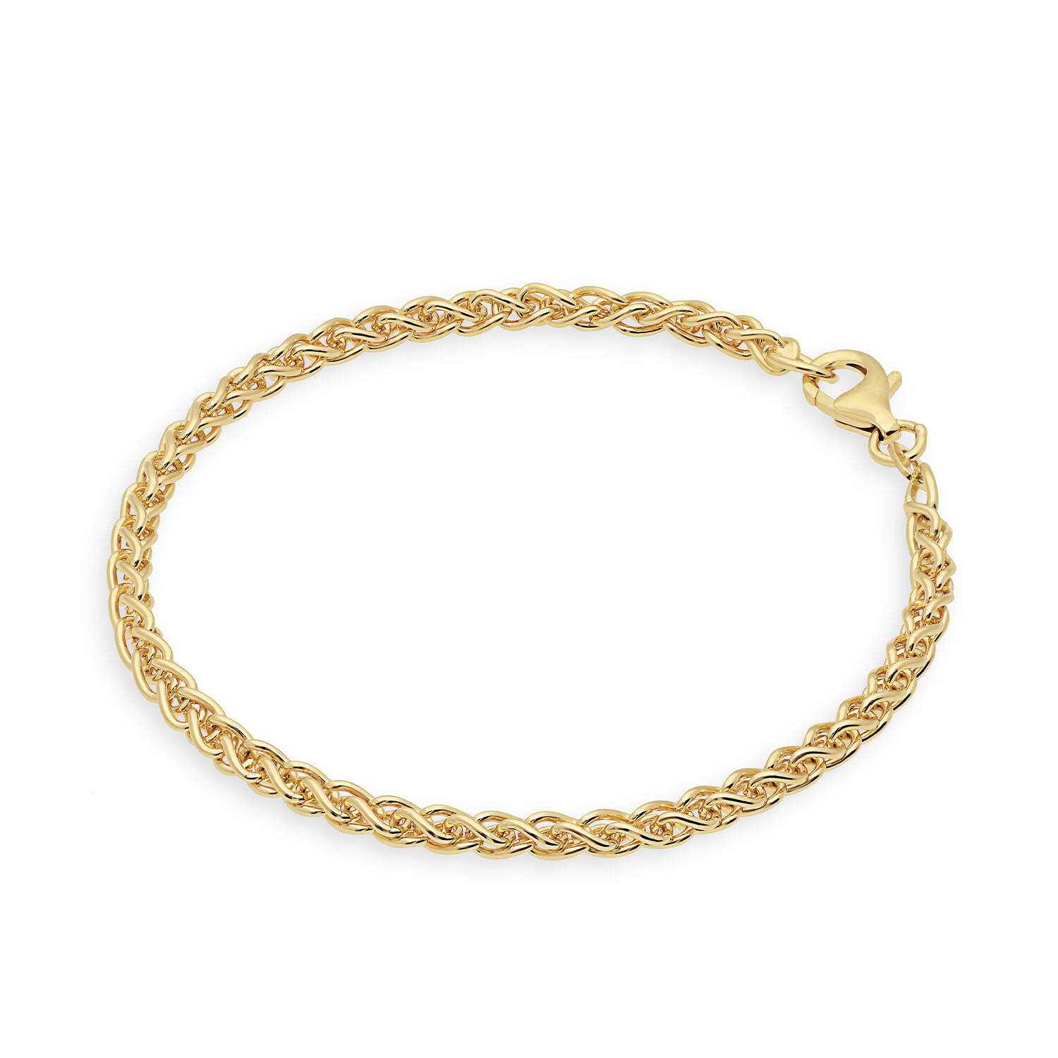  Gliederarmbänder - Palmier, Fuchsschwanz - 5mm - 19cm