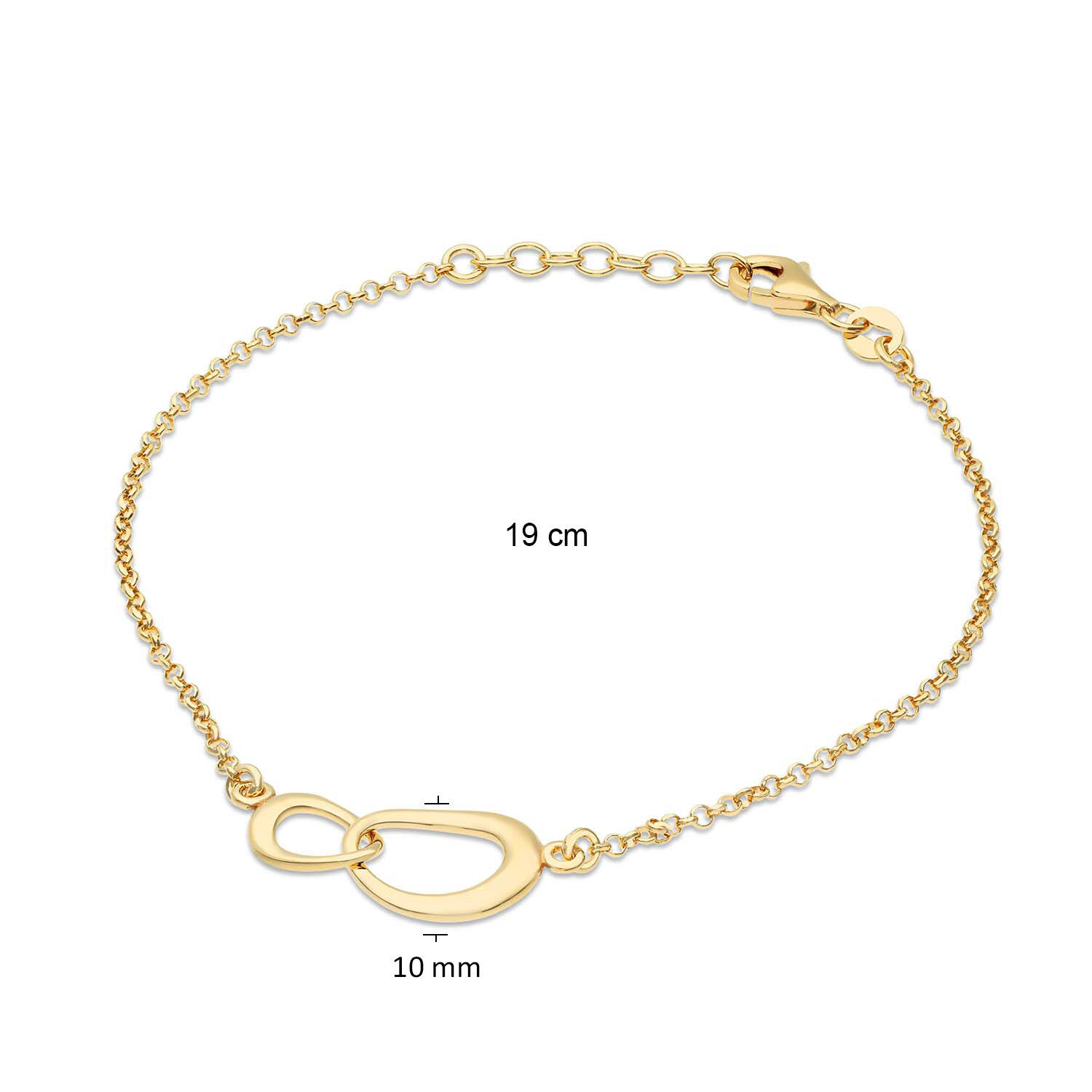  Link bracelets - 20mm - 19cm