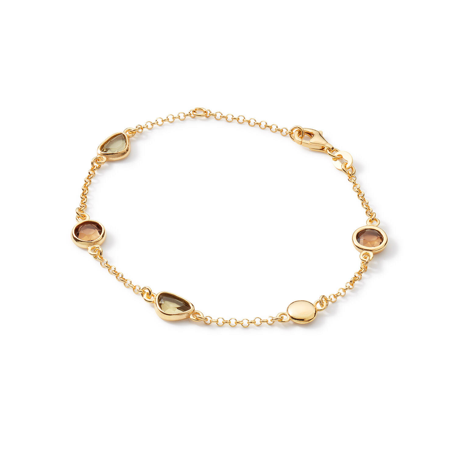  Bracelets avec pierre - Colors from Nature - Jasseron - 7mm - 19cm