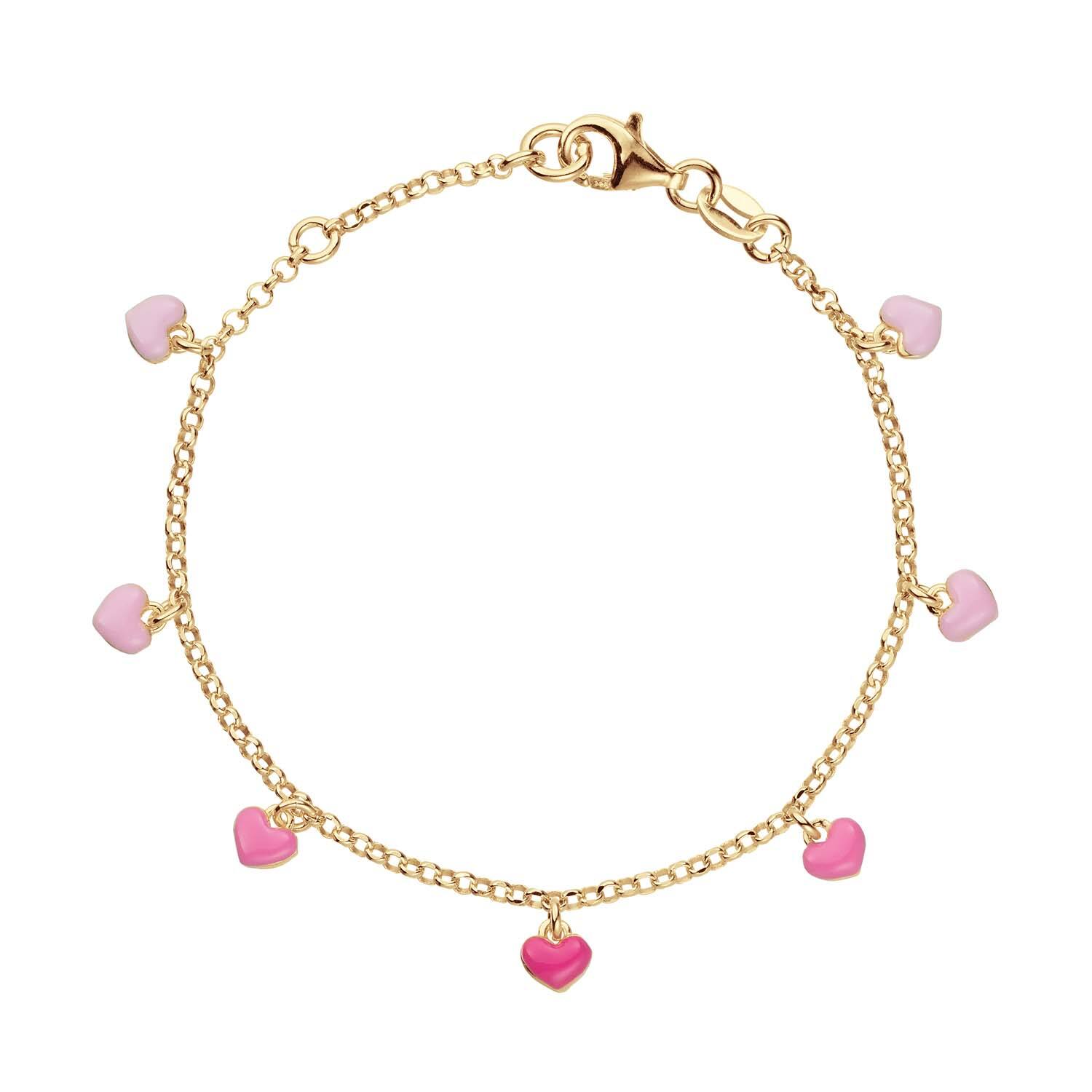  Schakelarmband - Jasseron - Hart - 4mm - 16cm