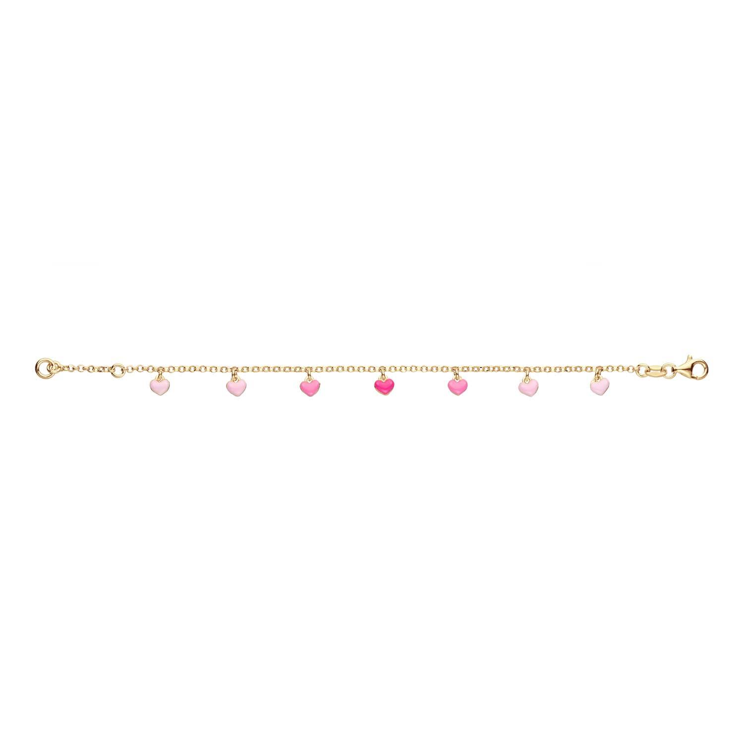  Schakelarmband - Jasseron - Hart - 4mm - 16cm