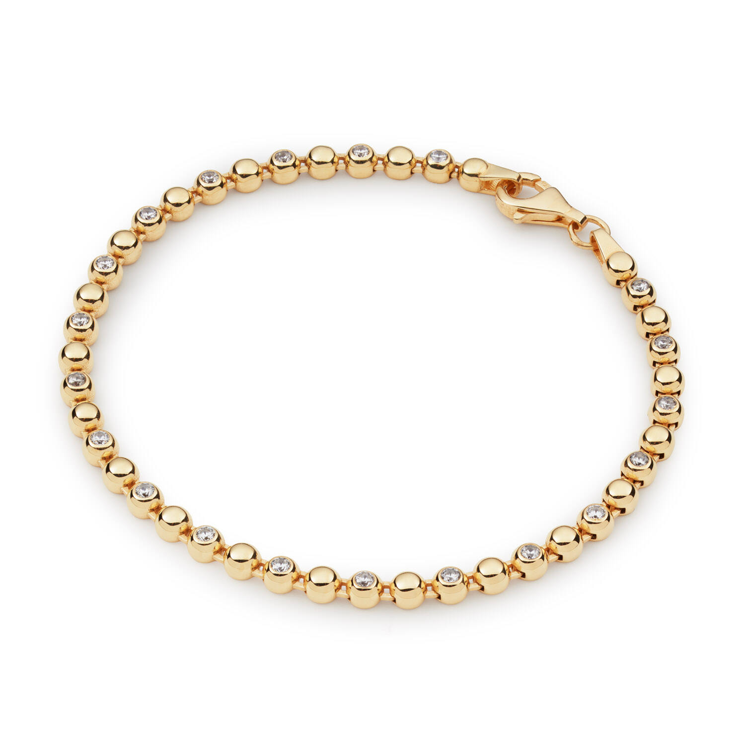  Gliederarmbänder - Fantasieglied - 4mm - 19cm