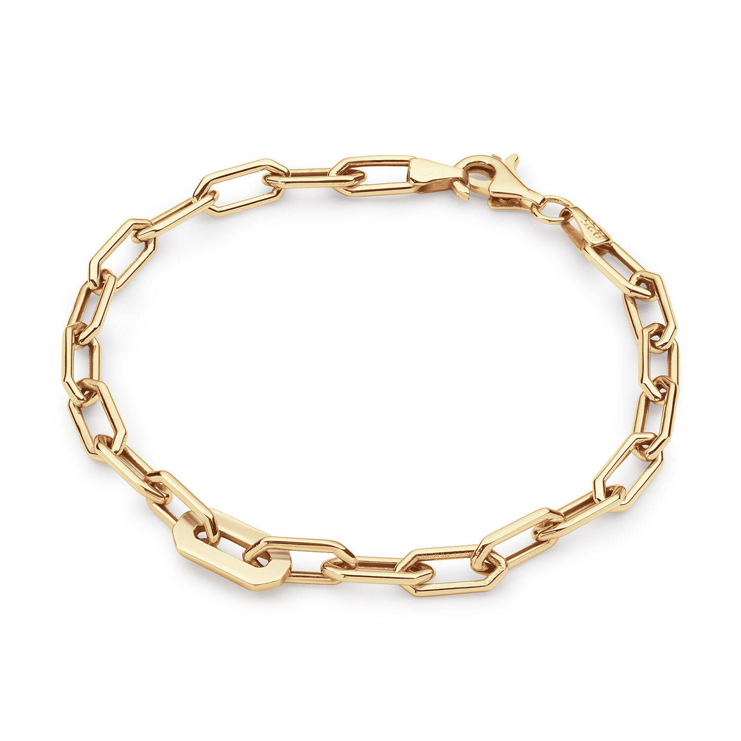  Gliederarmbänder - Anker - 6mm - 19cm