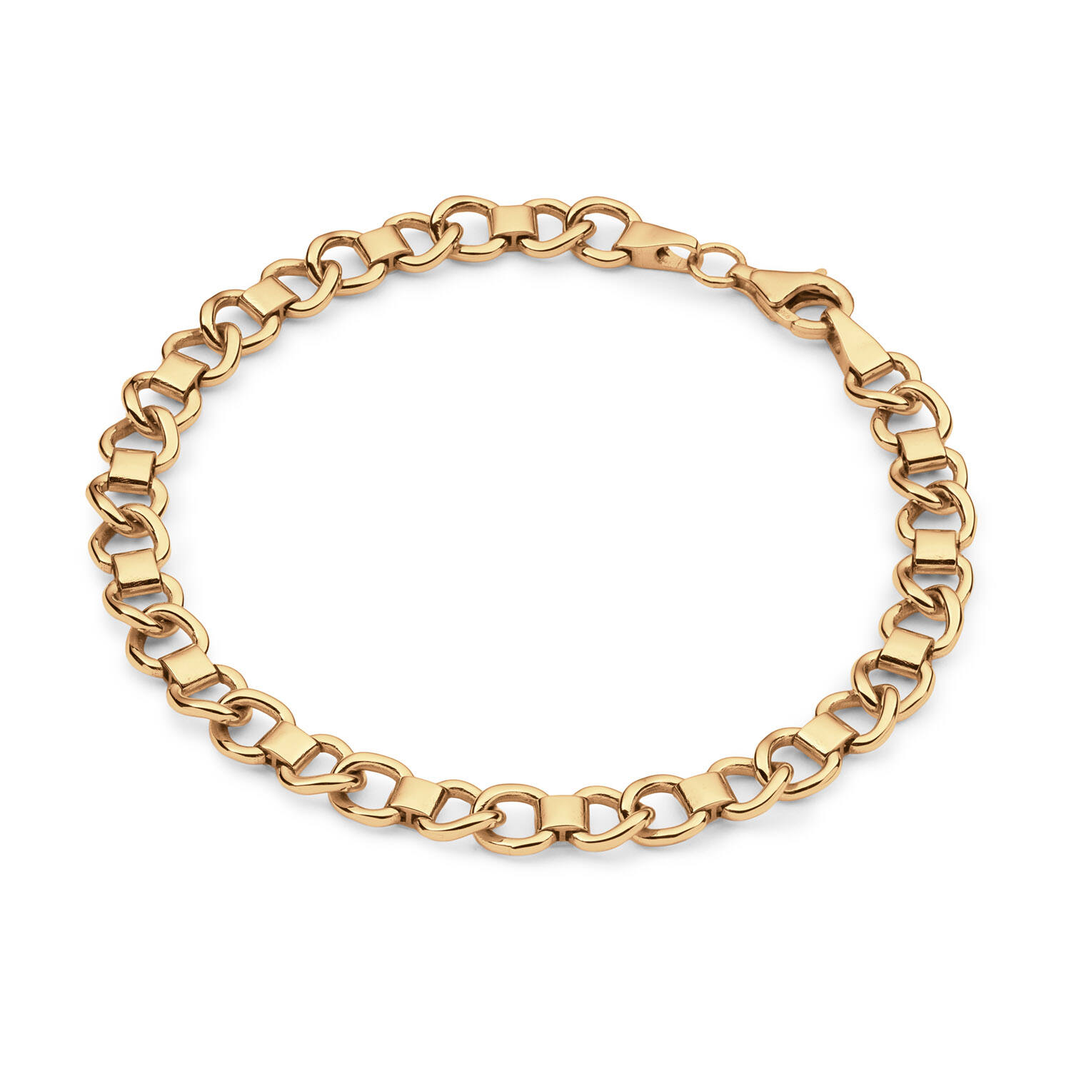  Bracelets à maillons - Maillon fantaisie - 6.5mm - 19cm