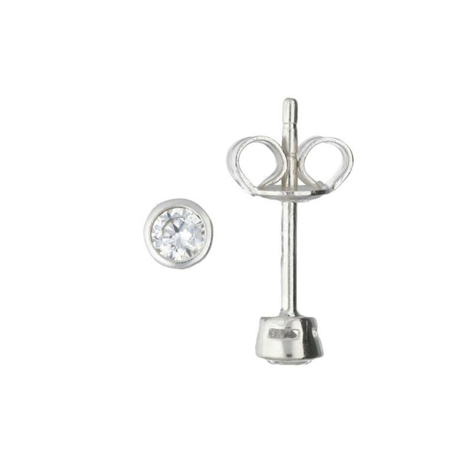  Ear studs Zirconia - - Ø 3mm