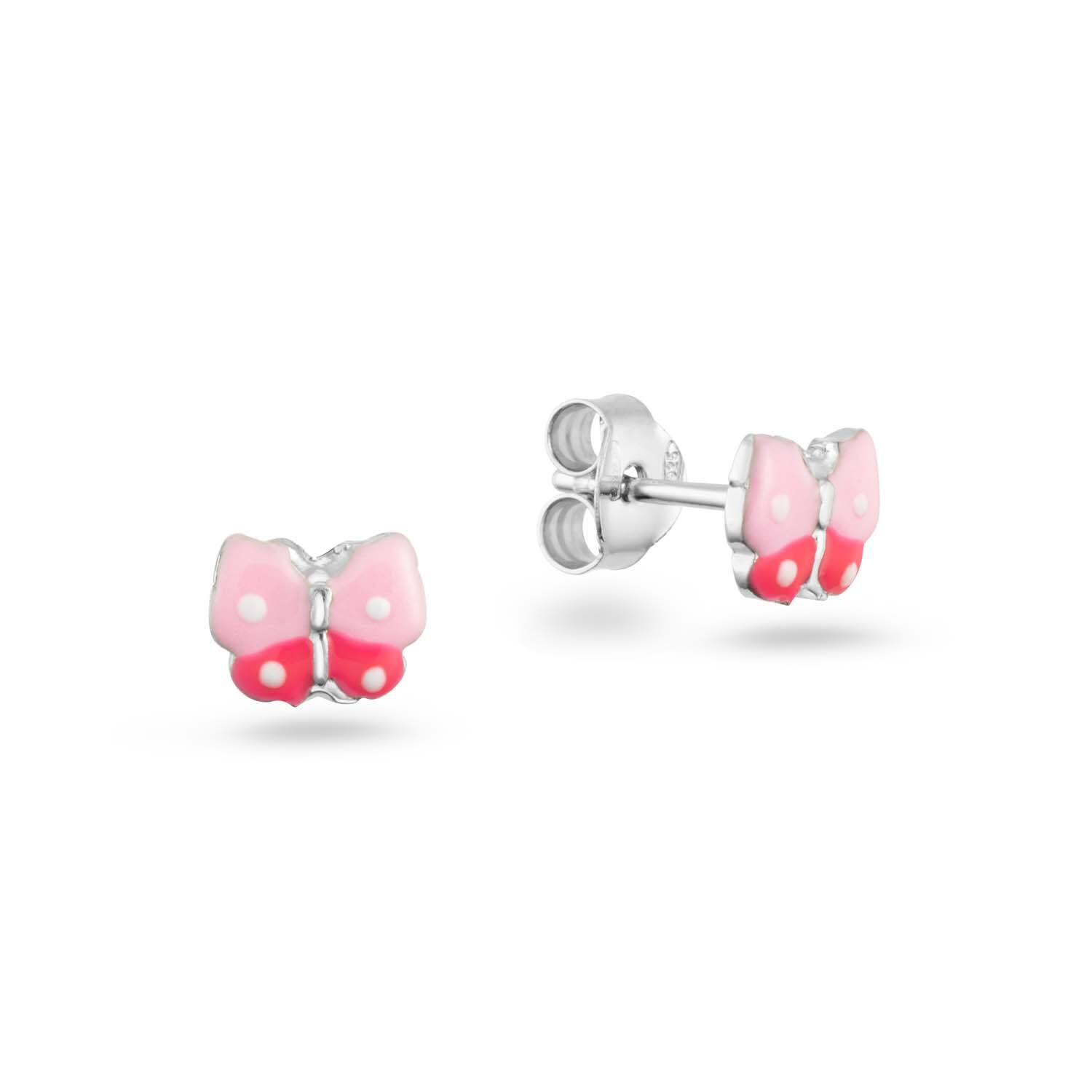  Ear studs - Vlinder Enamel - 