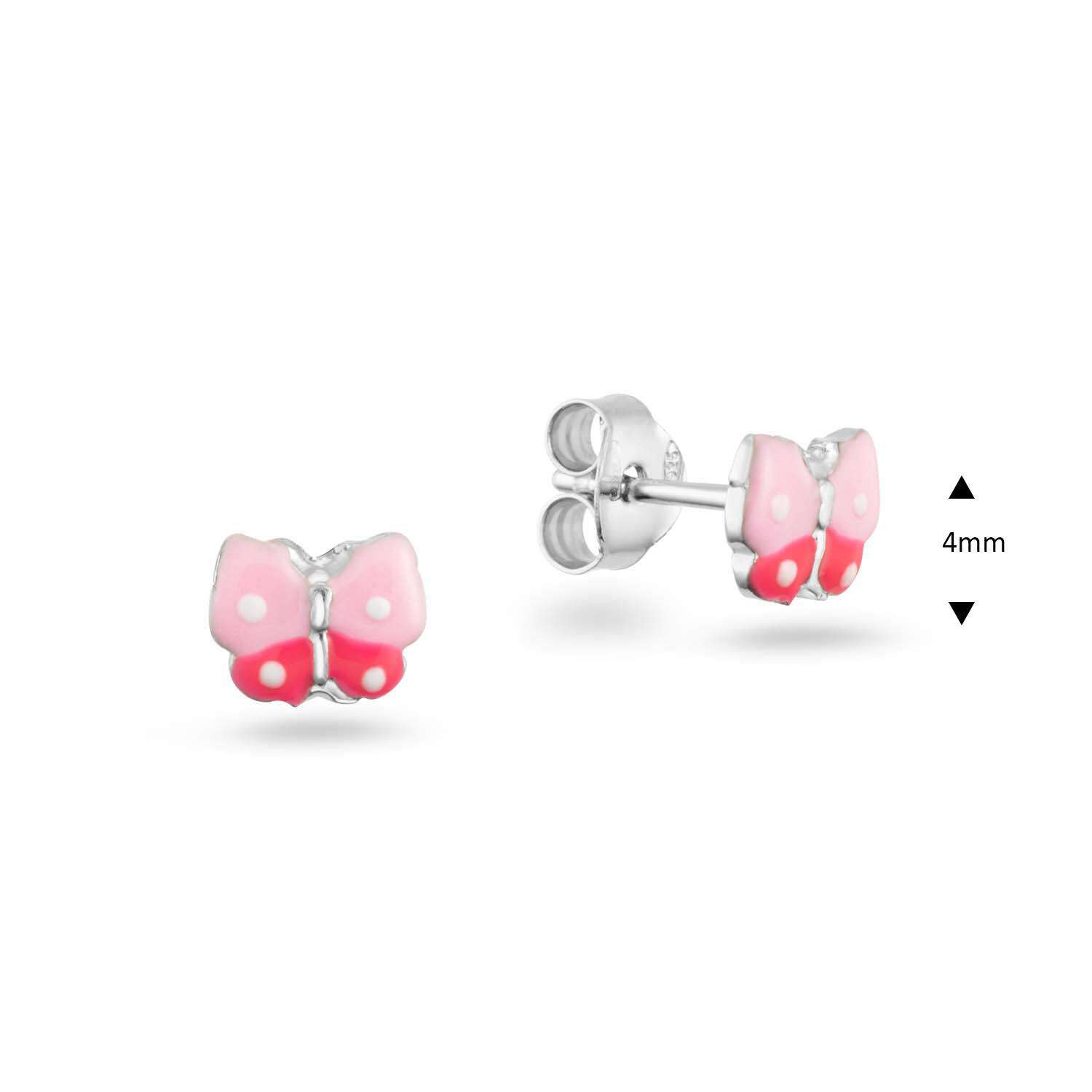  Ear studs - Vlinder Enamel - 