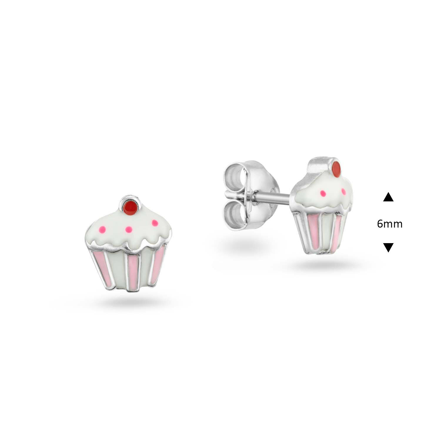  Ohrstecker - Fantasie Emaille - 