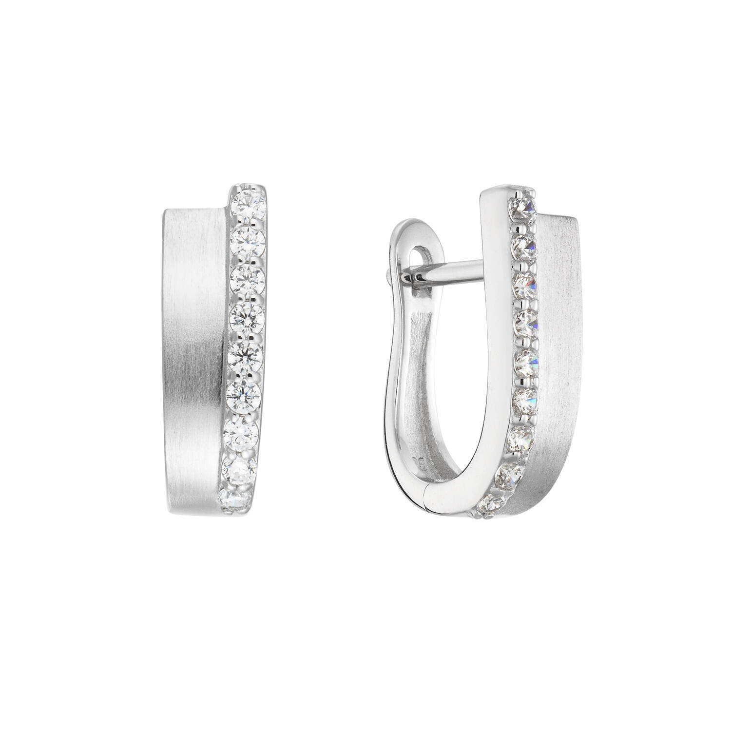  Boucles d'oreilles à puces Zircone - 