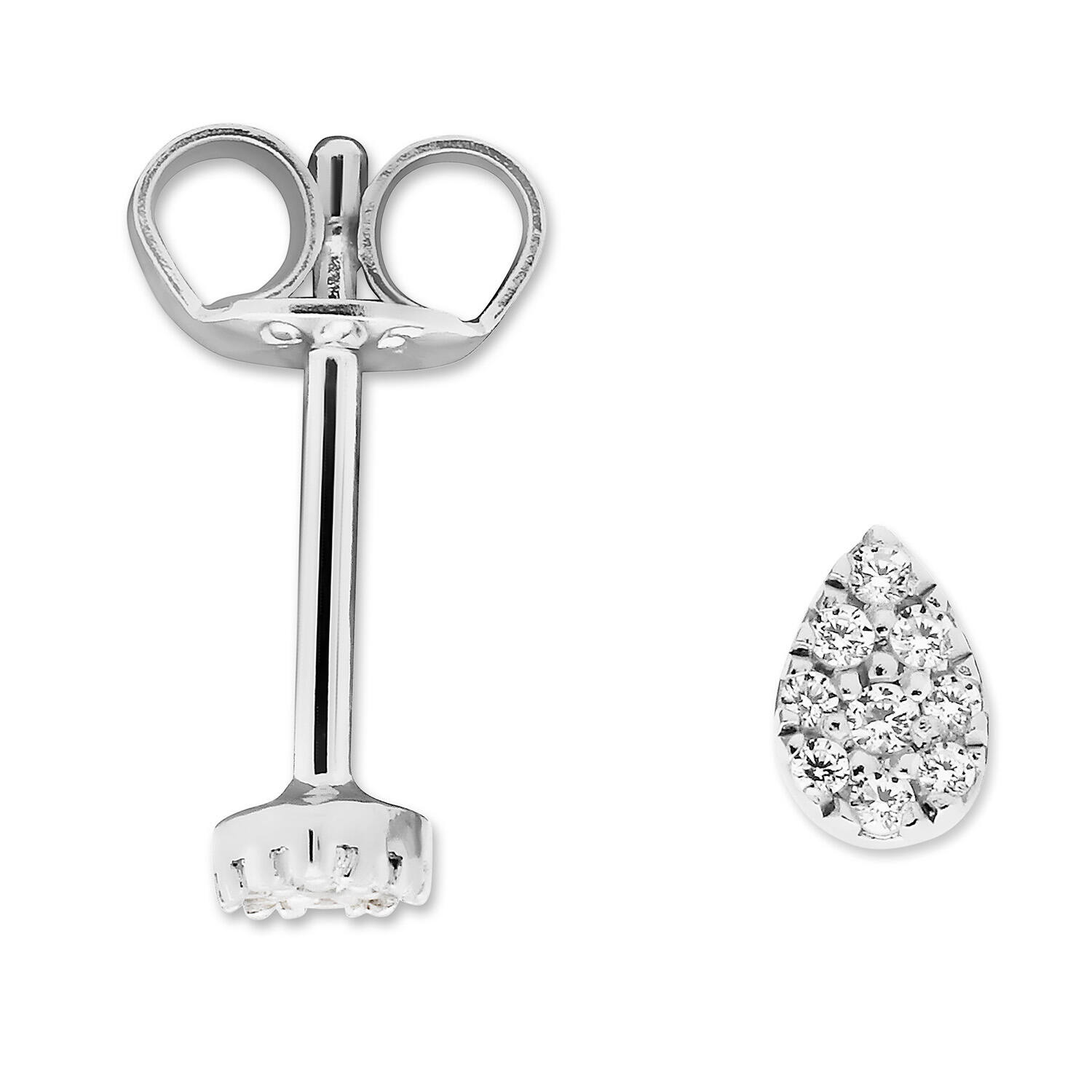  Ear studs - Drop Zirconia - 