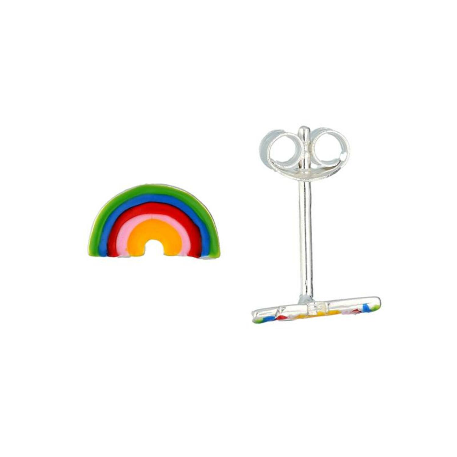  Boucles d'oreilles à puces Émail - - Ø 6mm