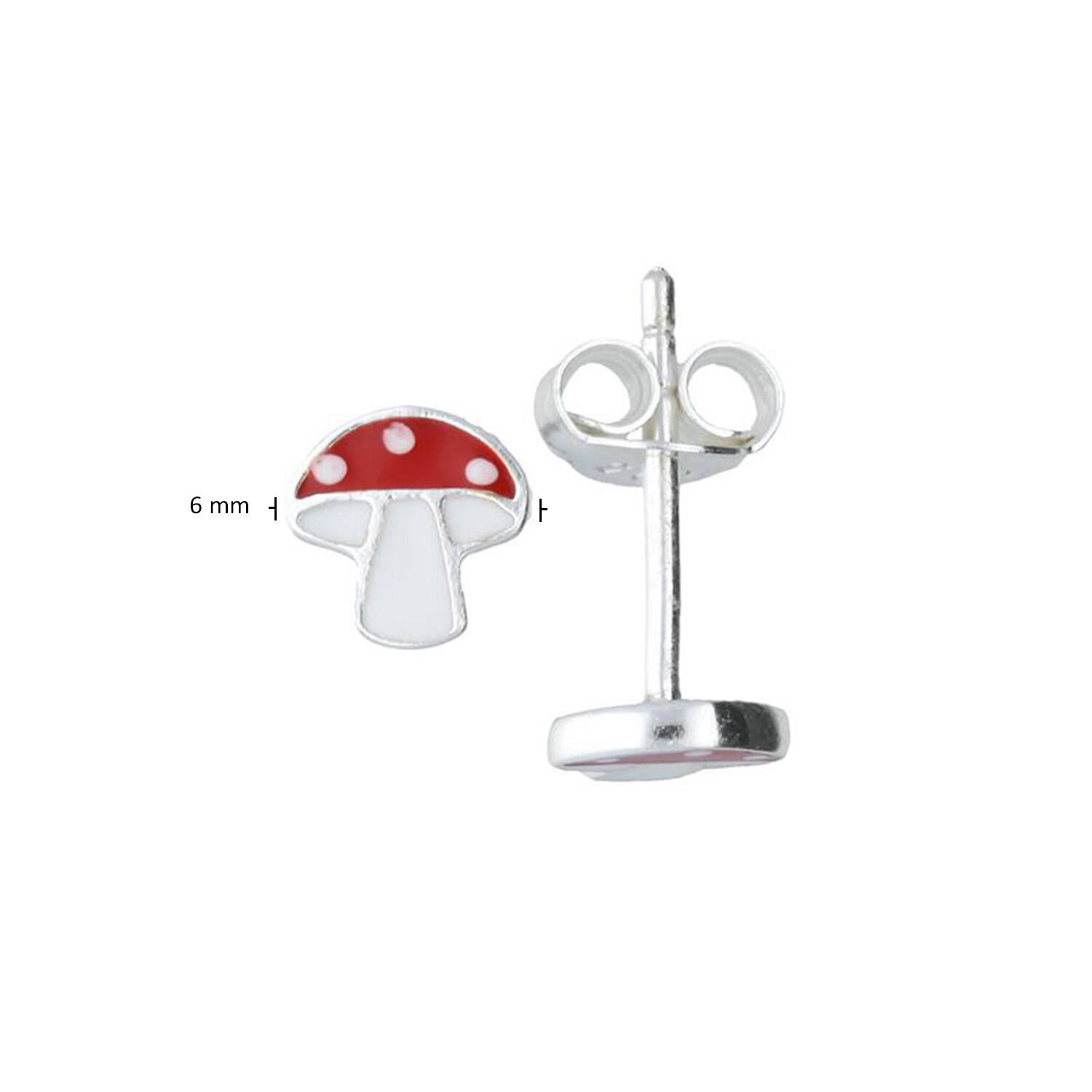  Ohrstecker Emaille - 