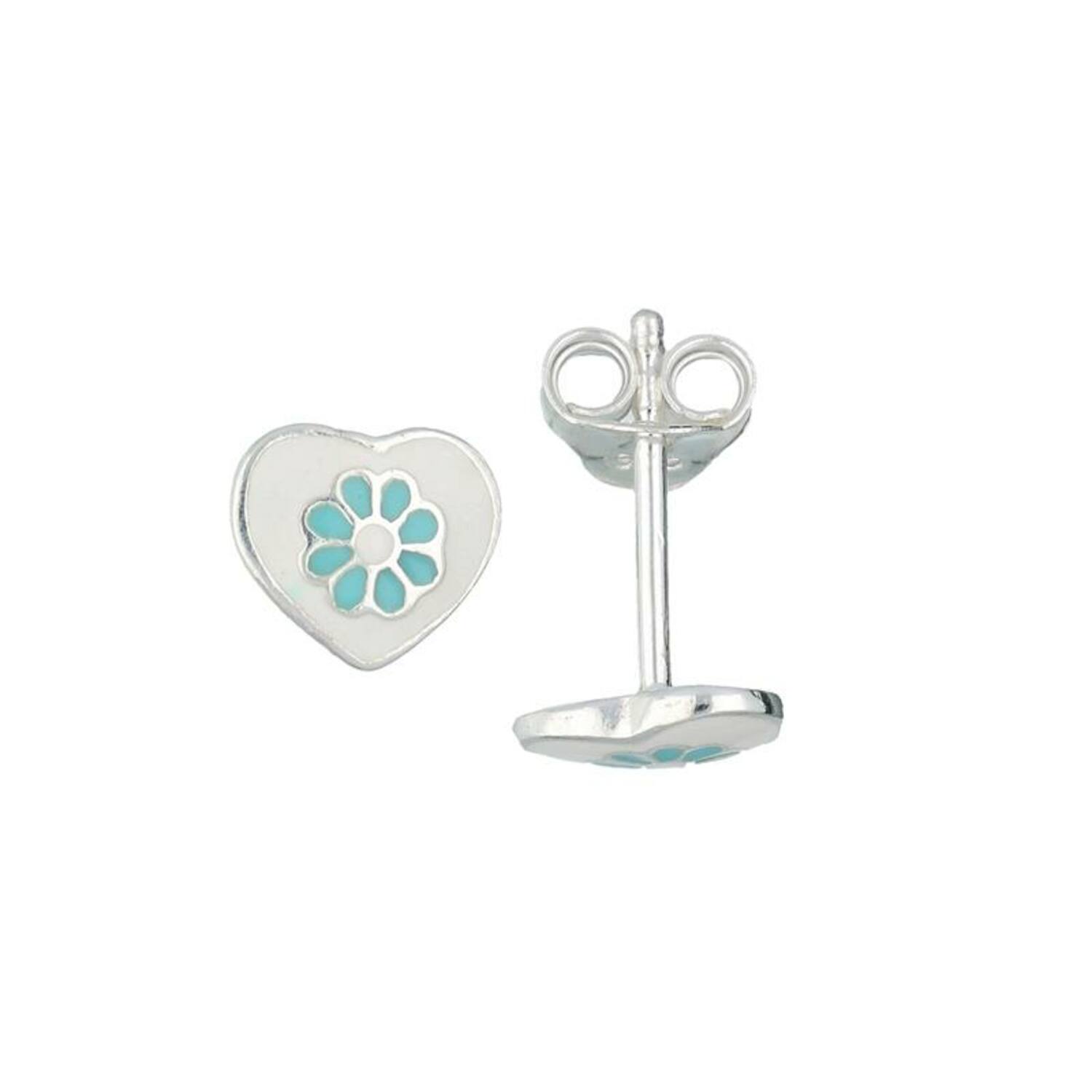  Boucles d'oreilles à puces Émail - 