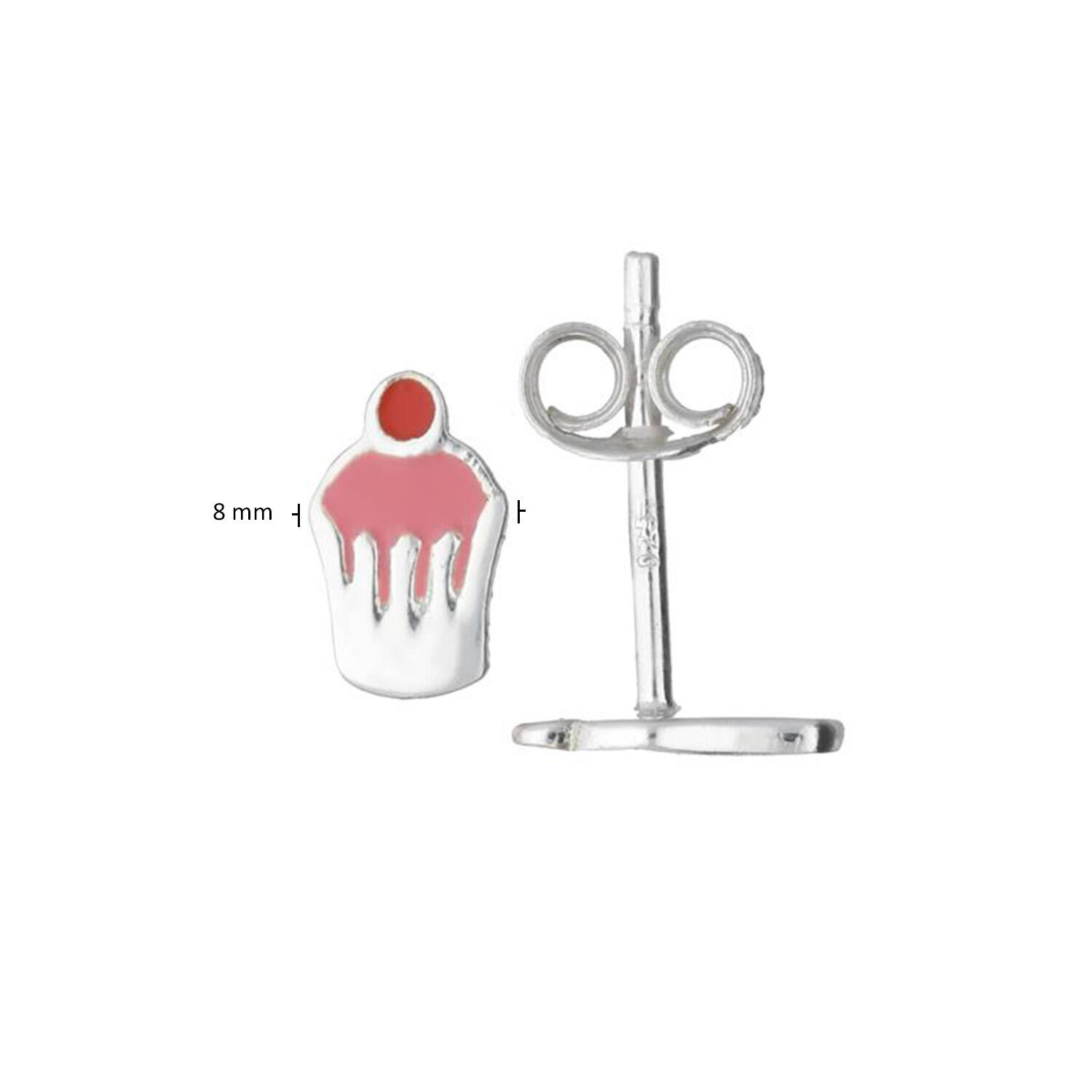  Boucles d'oreilles à puces Émail - 