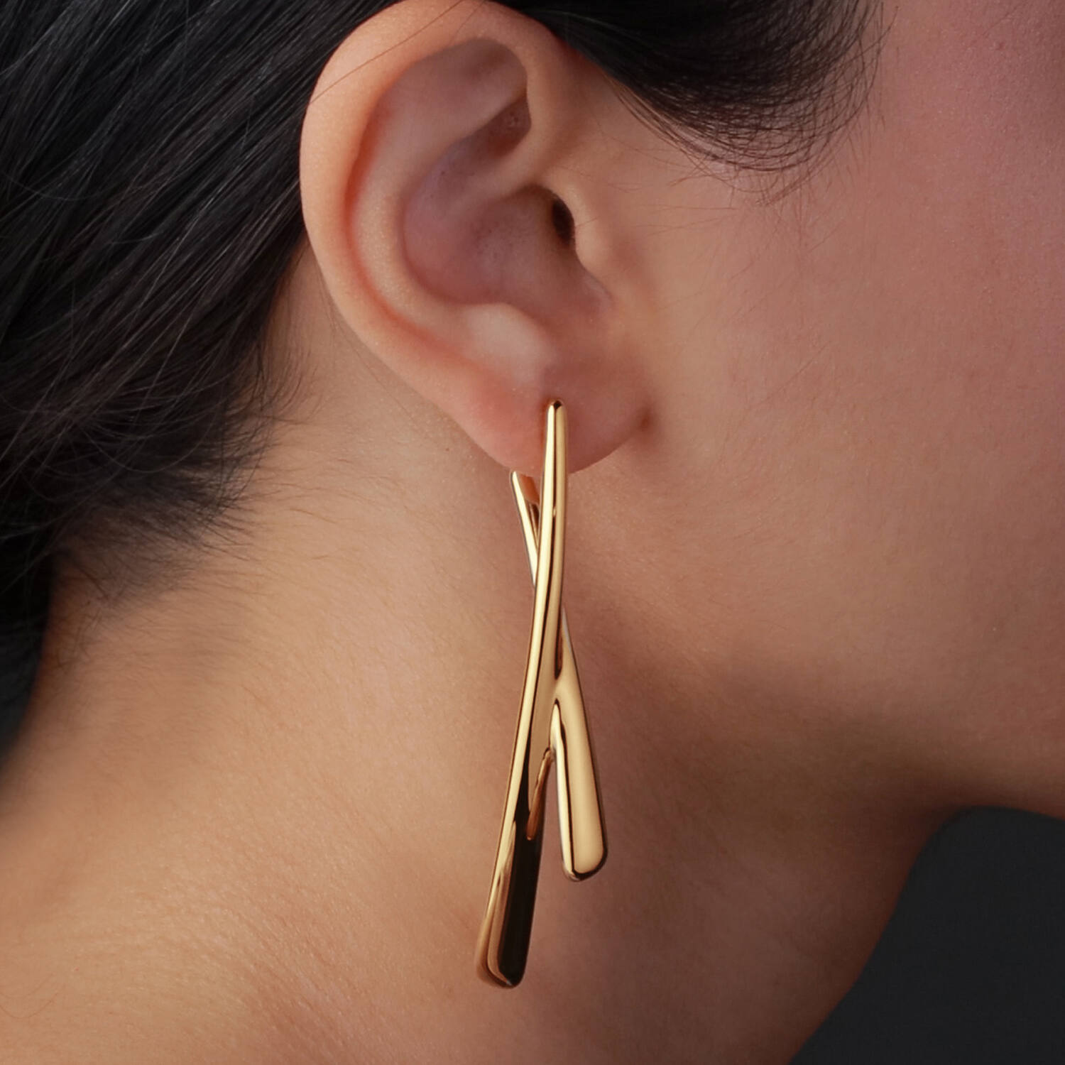  Chunky Chic - Ear studs - Cross