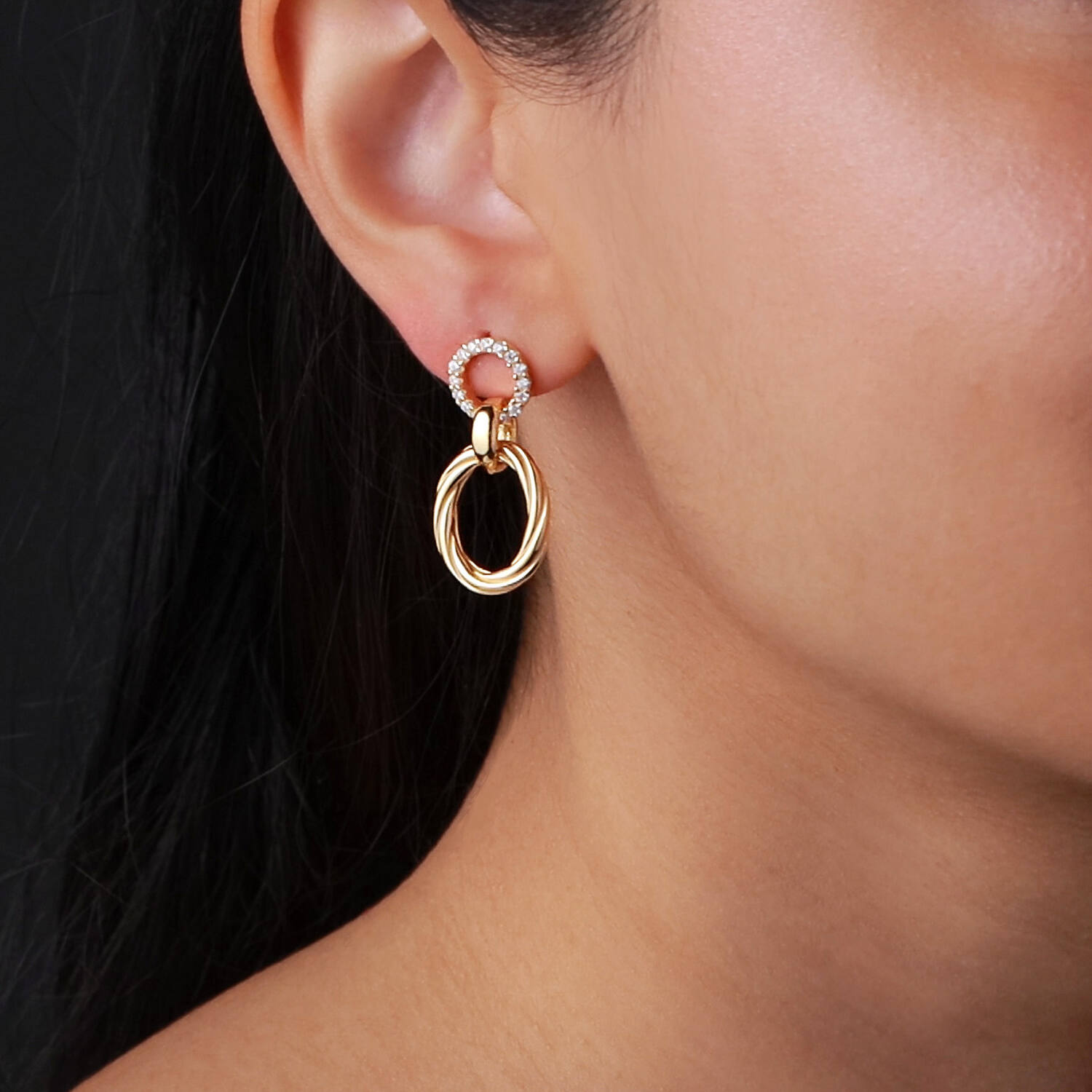  Ear studs Zirconia - 