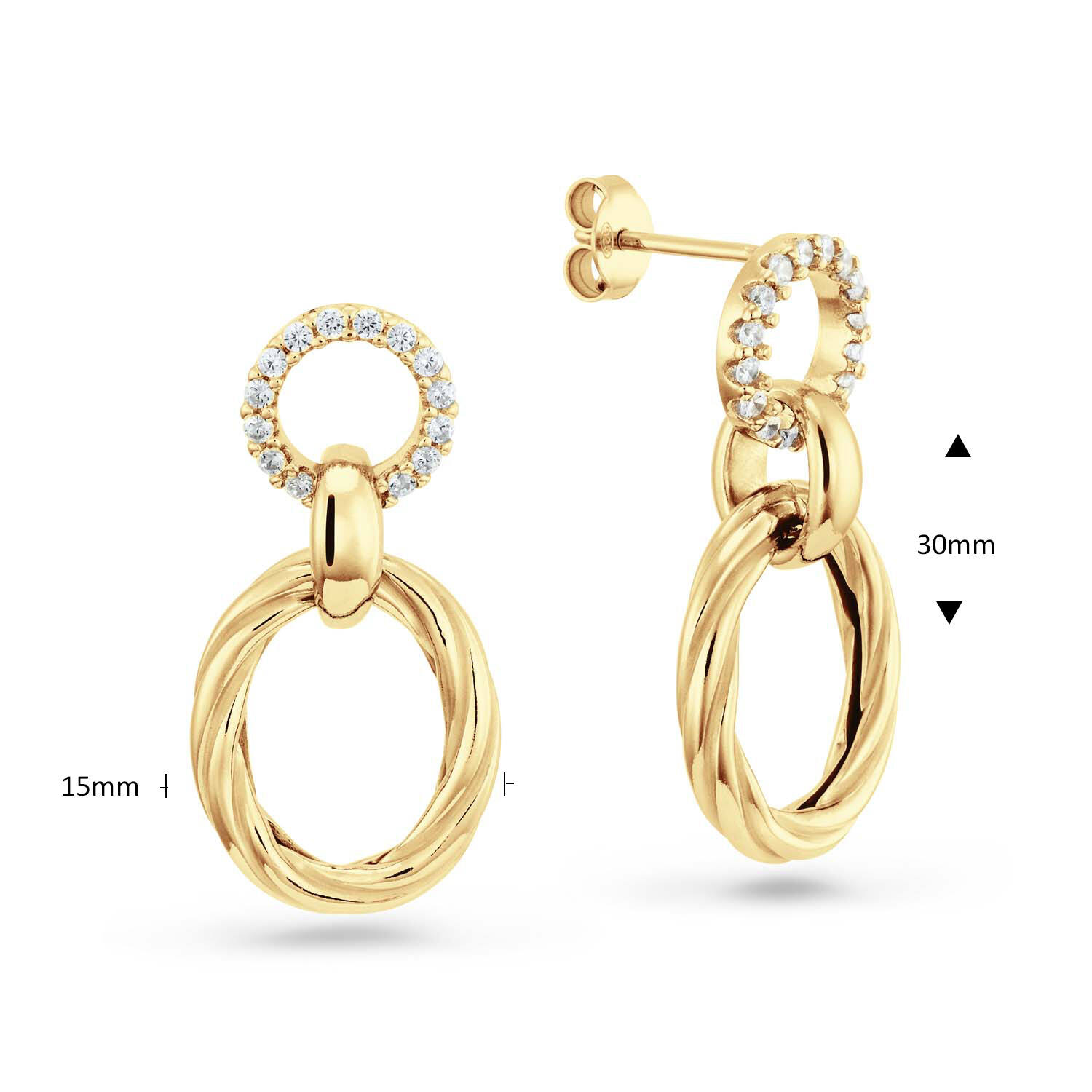  Ear studs Zirconia - 