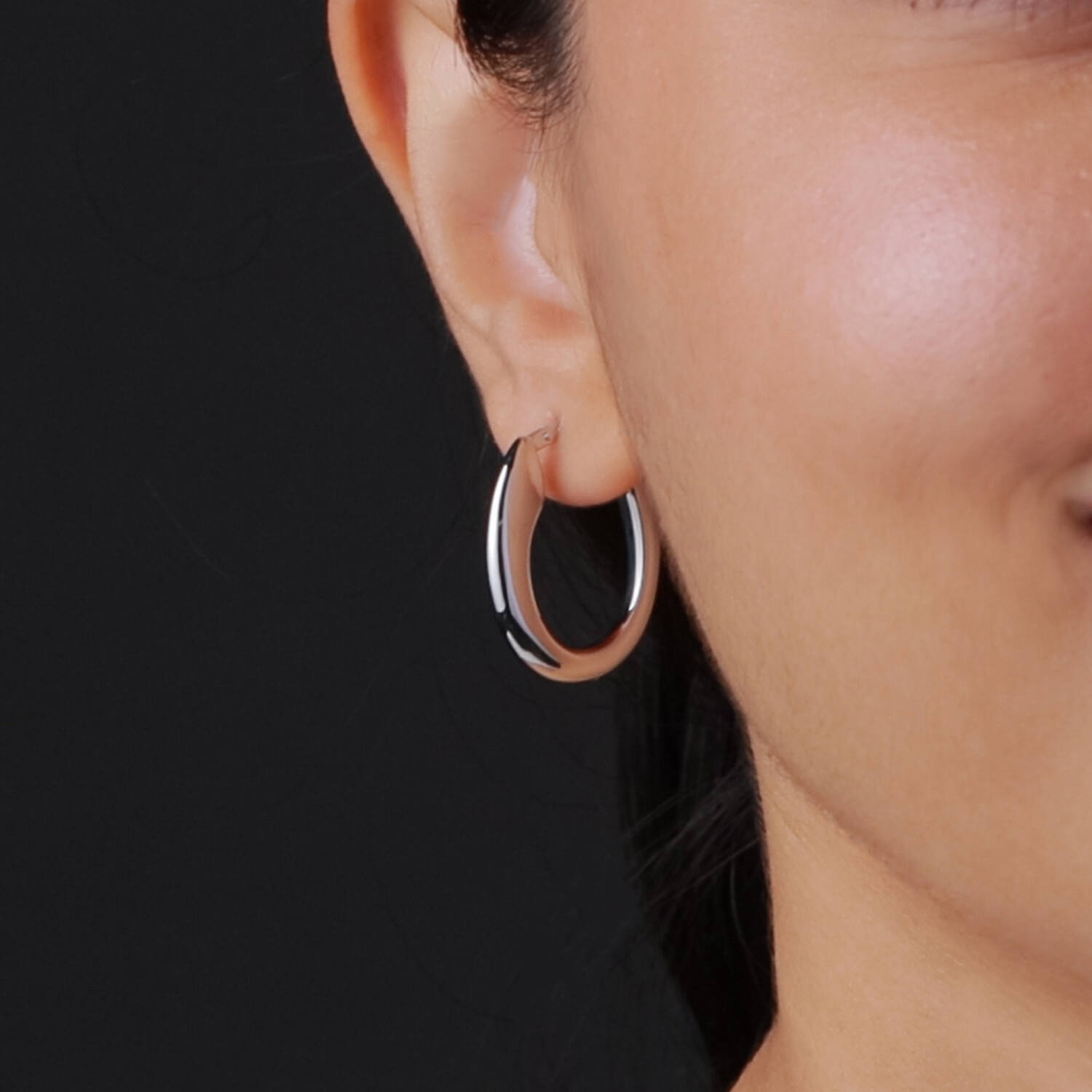  Créoles - Chunky Chic - Rond - Ø 25mm