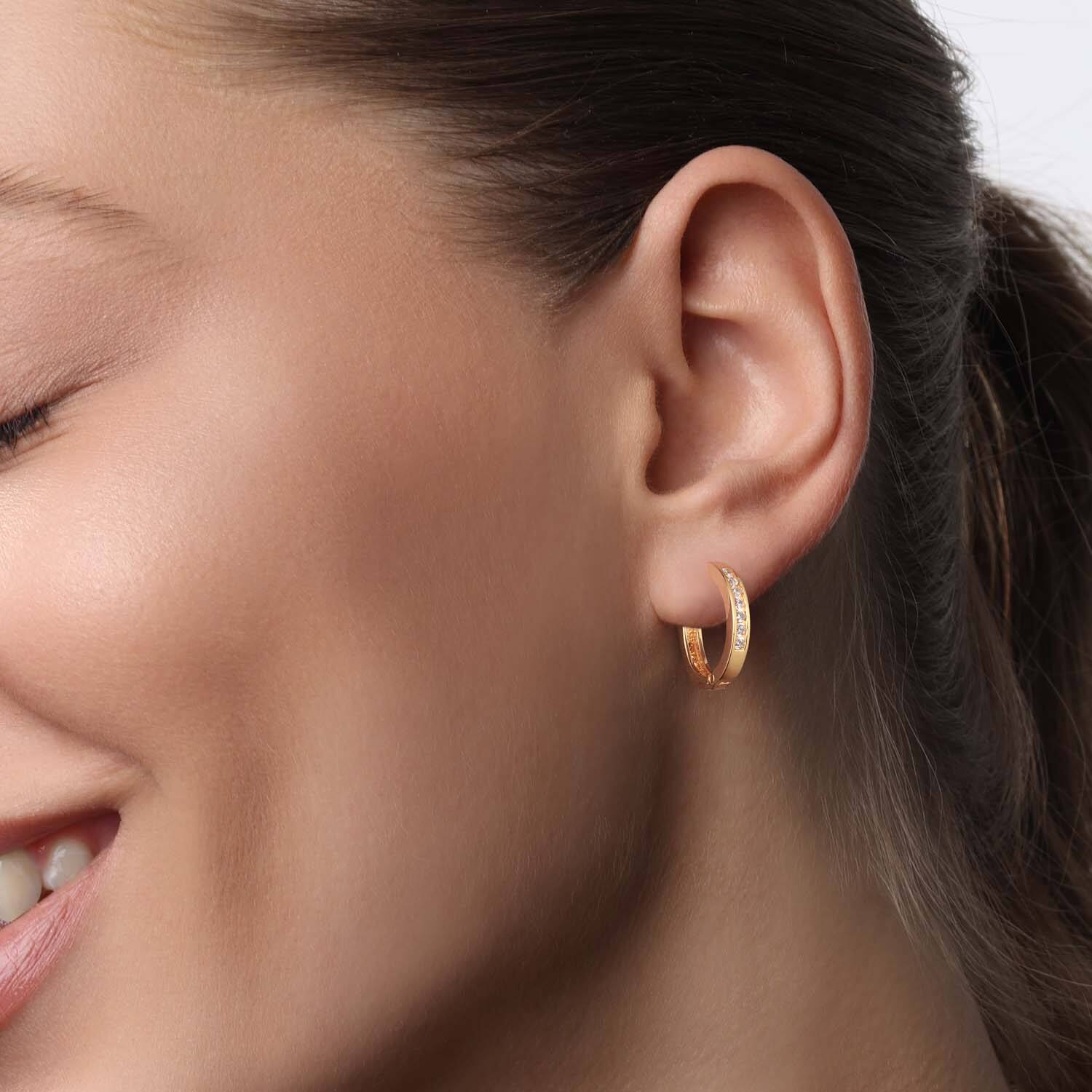  Ohrringe mit Clipverschluss - Premium Hoops - Ø 12mm