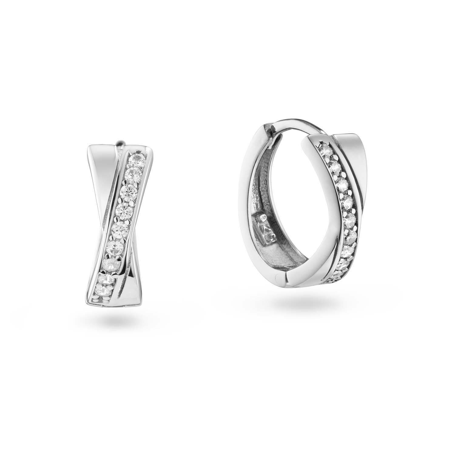  Earrings with folding clasp - Premium Hoops - Ø 12mm