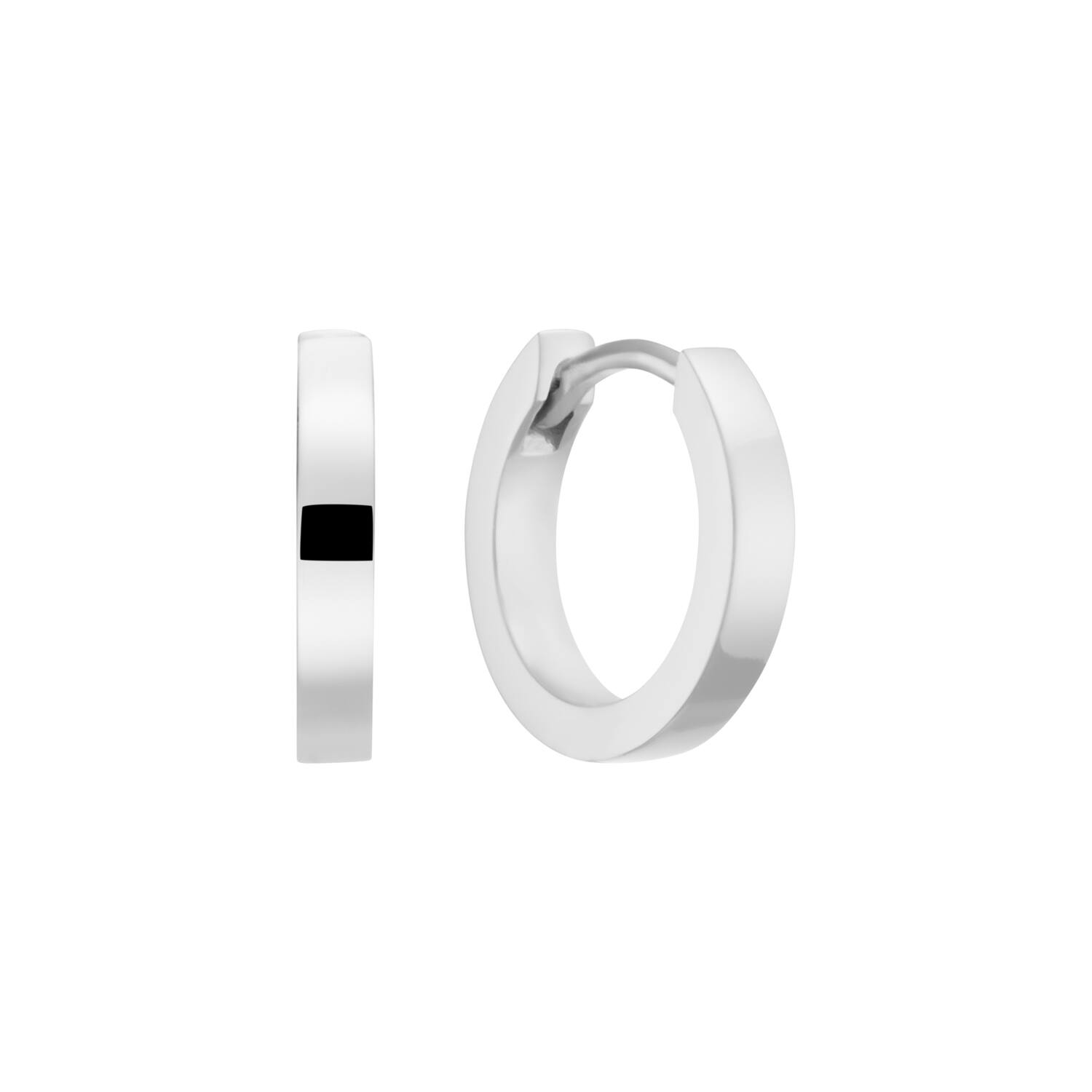  Ohrringe mit Clipverschluss - Premium Hoops - Ø 10mm