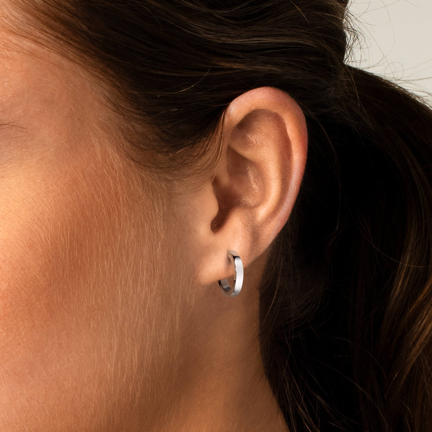  Ohrringe mit Clipverschluss - Premium Hoops - Ø 10mm