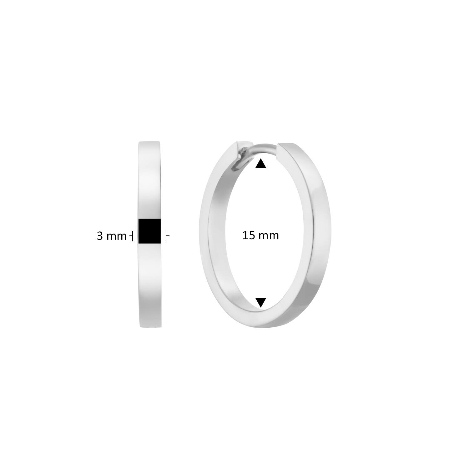  Créoles déployantes - Premium Hoops - Ø 15mm